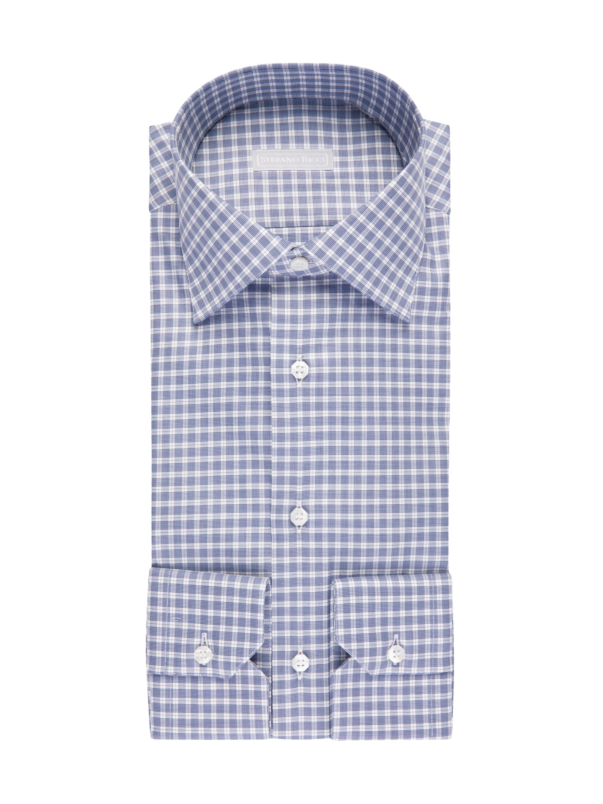 Stefano Ricci Men's Handmade Asti Shirt - Blue Intrigue