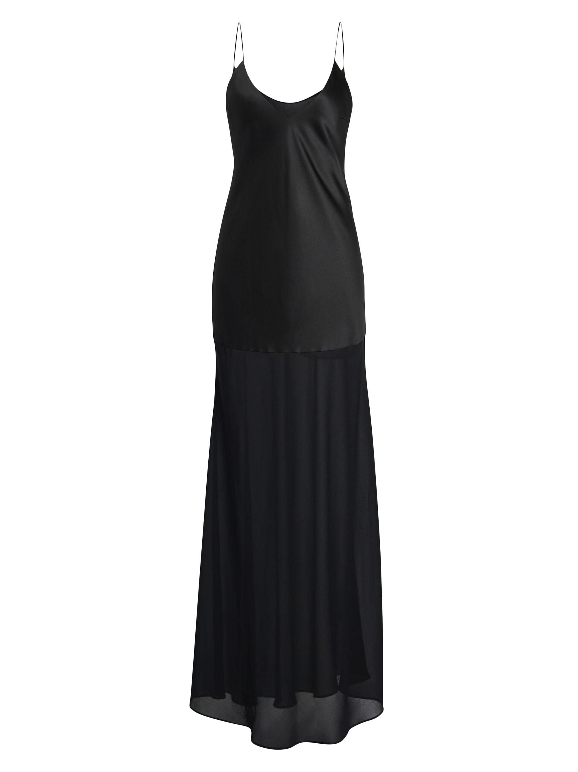 Ser.o.ya Women's Vienna Satin Maxi Dress - Black