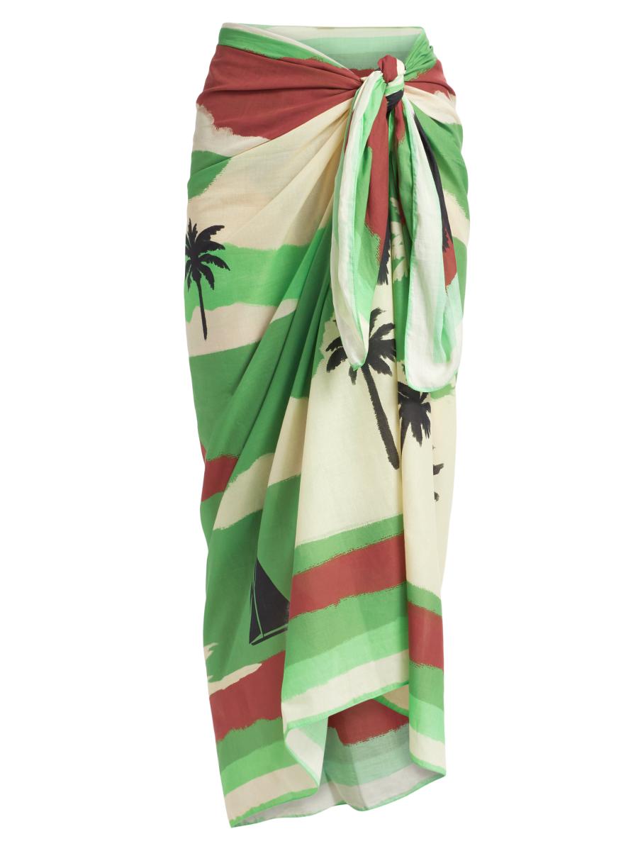 【関税送料込み】 Johanna Ortiz ジョハンナオーティズ Pareo Johanna Ortiz Printed Cotton Pareo | Saks Fifth Avenue