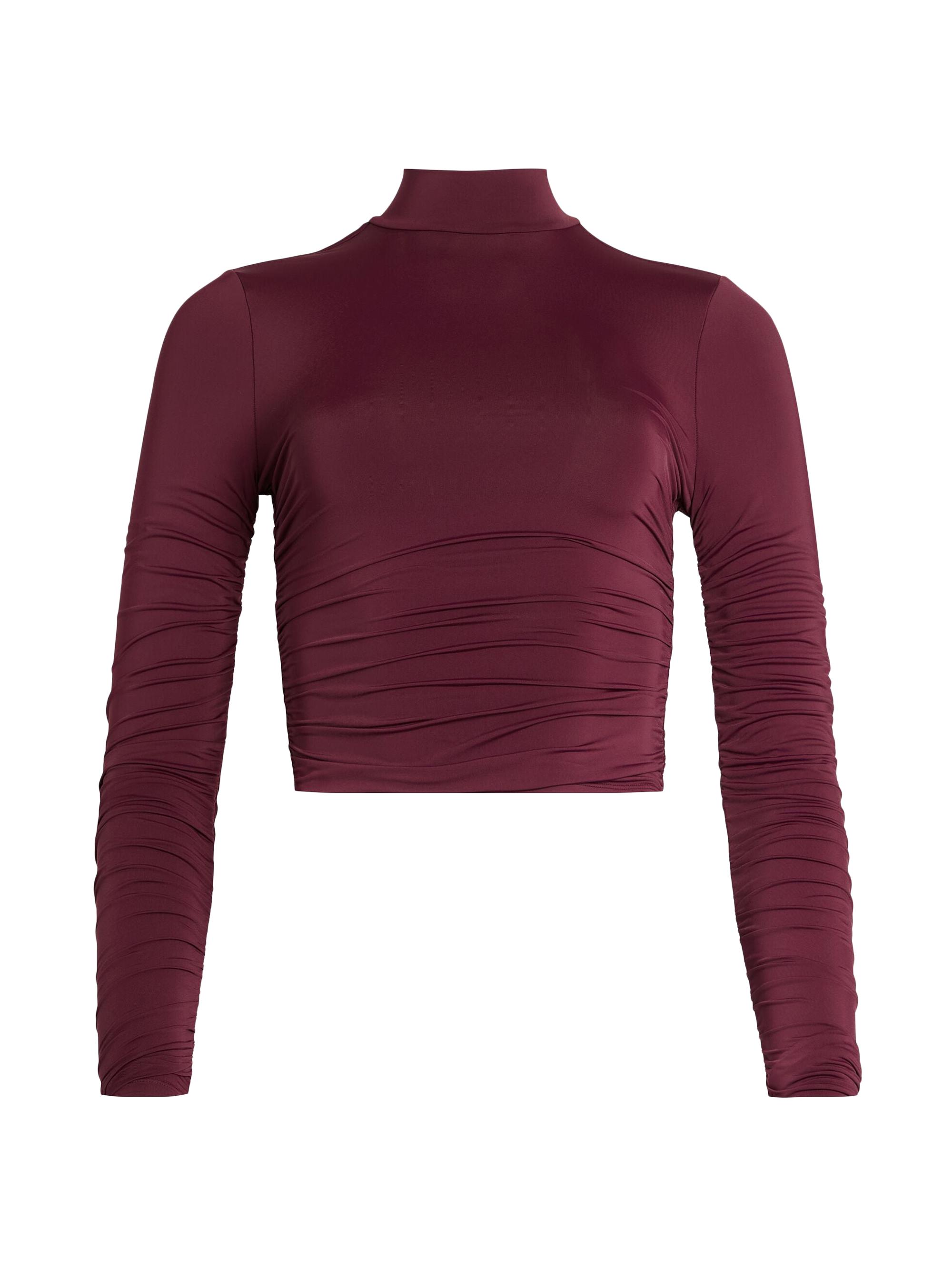 Ser.o.ya Women's Dulcie Ruched Top - Merlot