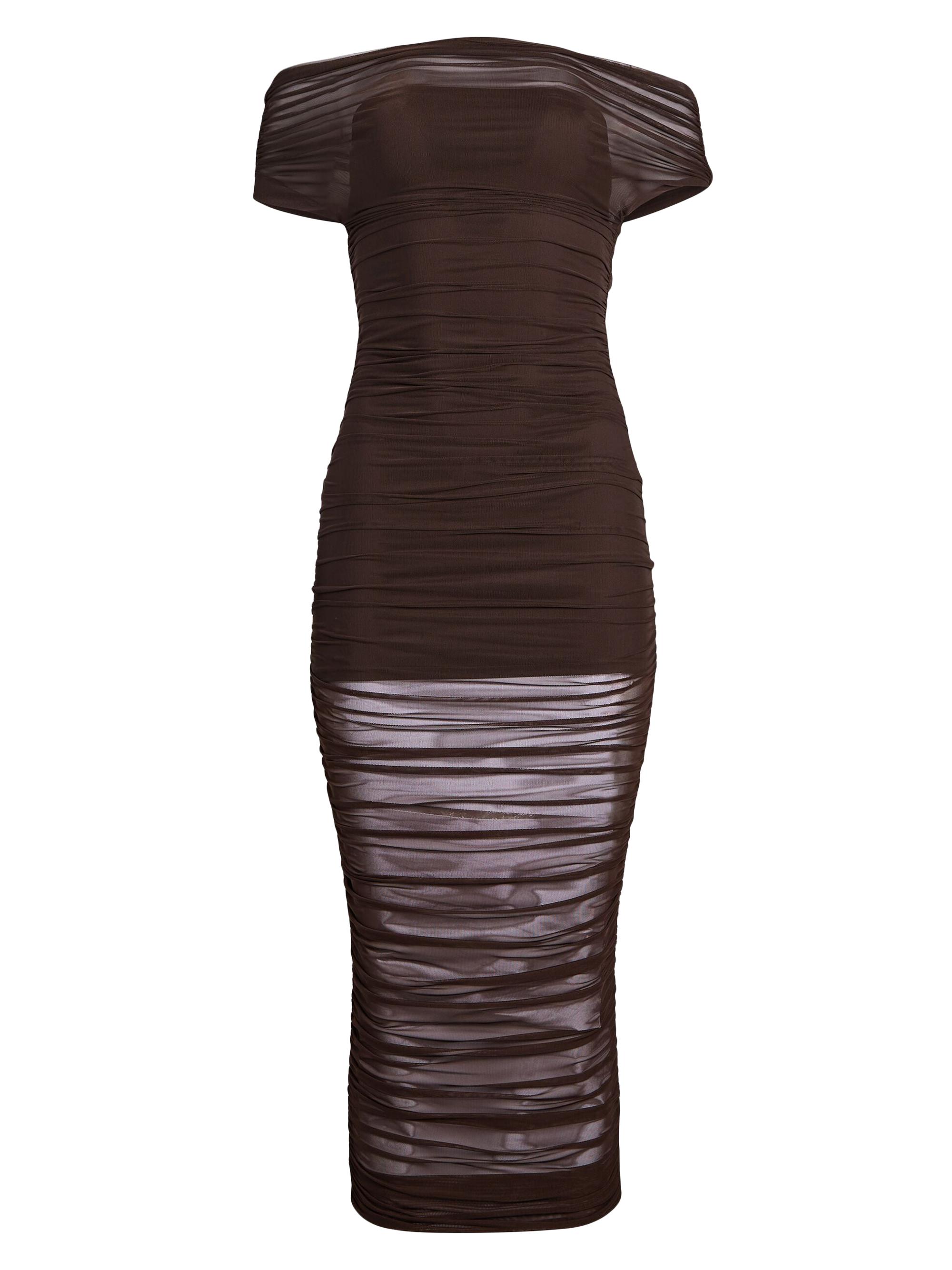 Ser.o.ya Women's Noel Mesh Midi Dress - Sapphire