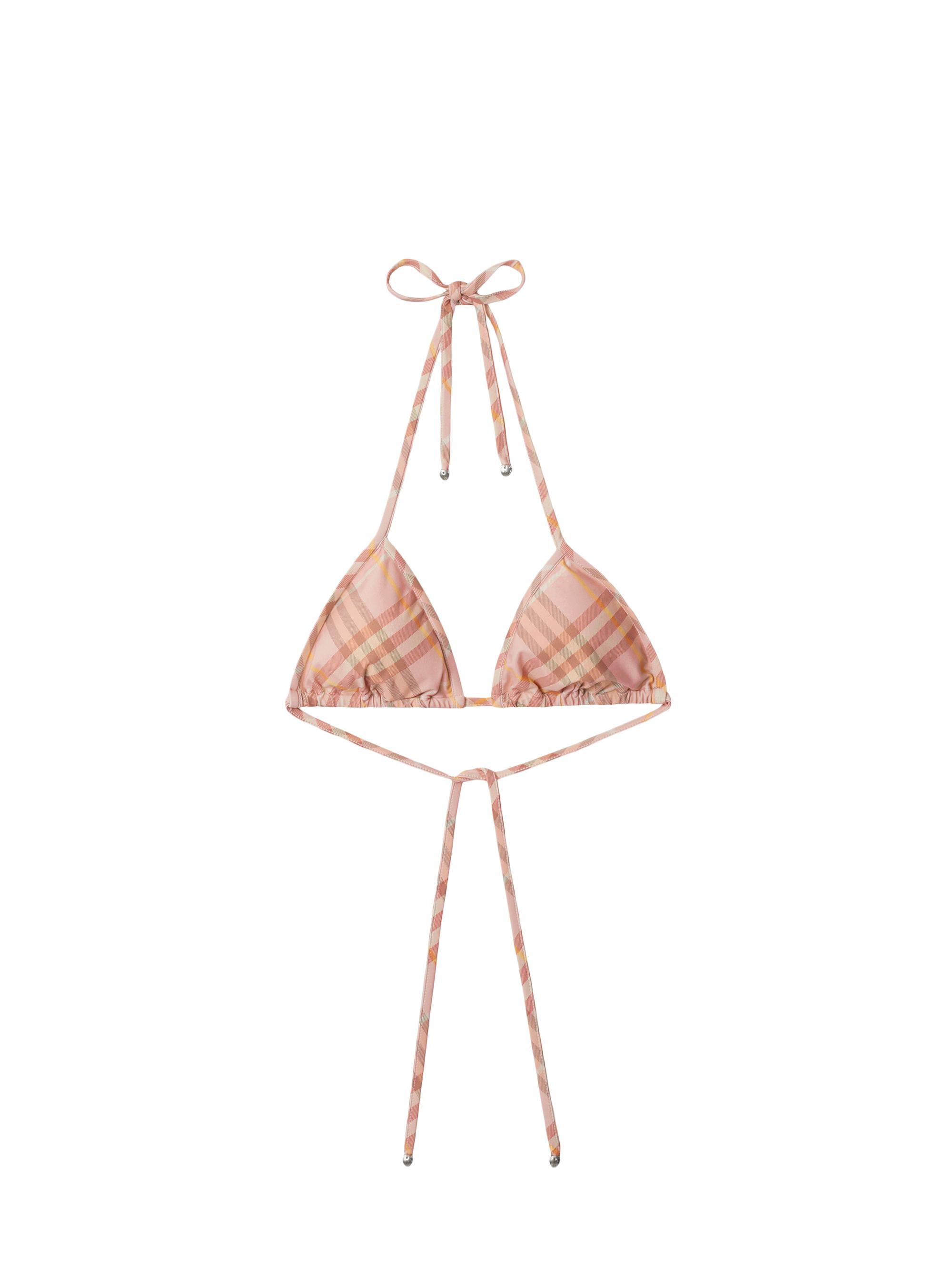 Burberry Check Triangle Bikini Top | Saks Fifth Avenue