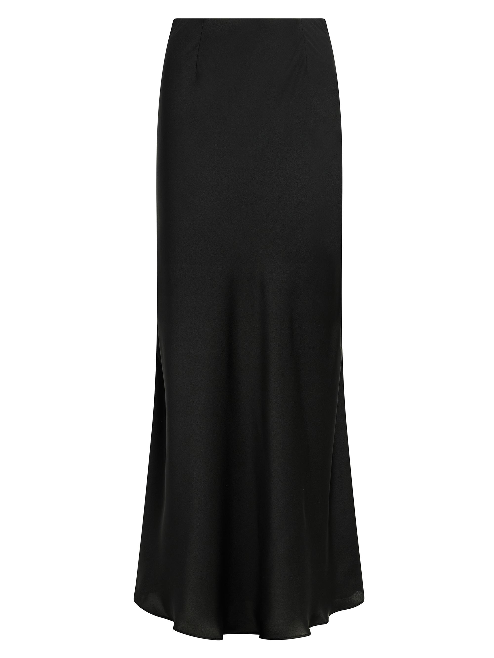 Joe's Jeans Women's The Ines Satin Maxi Slip Skirt - Black