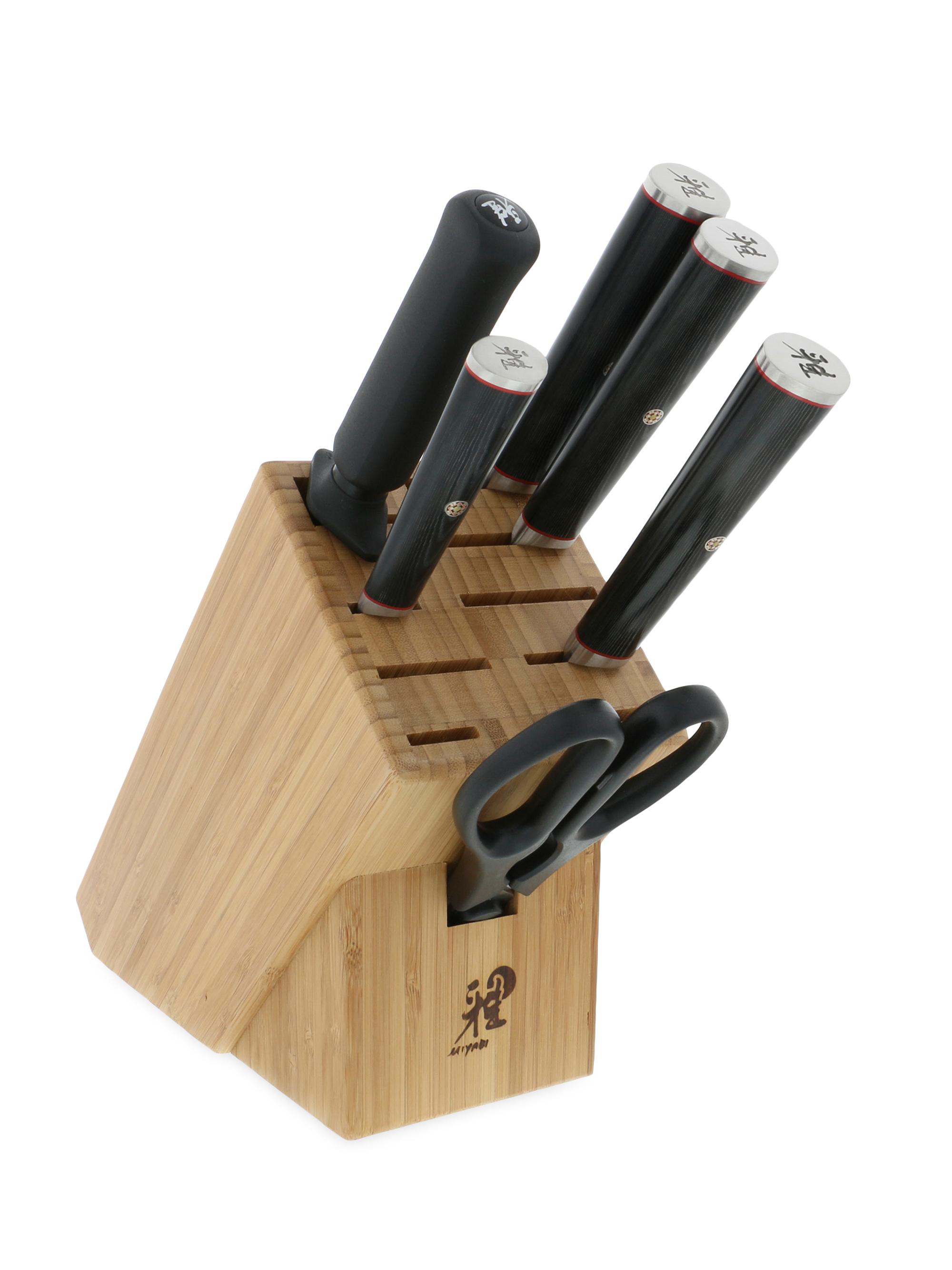 Miyabi Kaizen 7-Piece Knife Block Set - Black