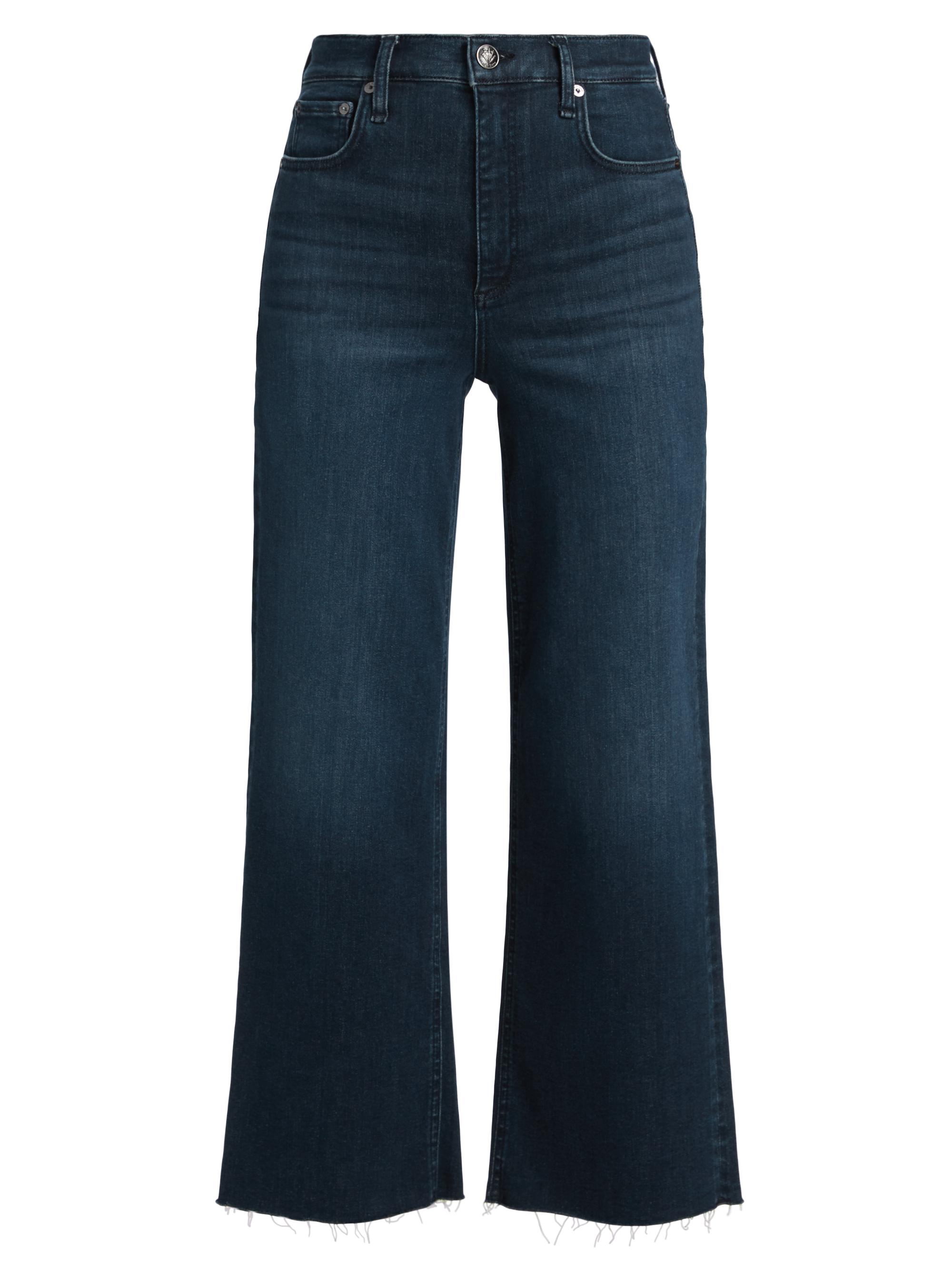 rag & bone Epic Andi High-Rise Ankle Wide-Leg Jeans | Saks Fifth