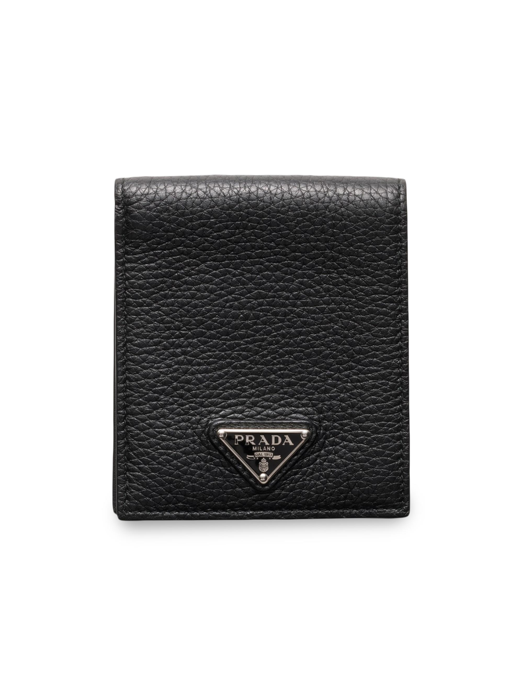 Prada Men's Leather Wallet - Black