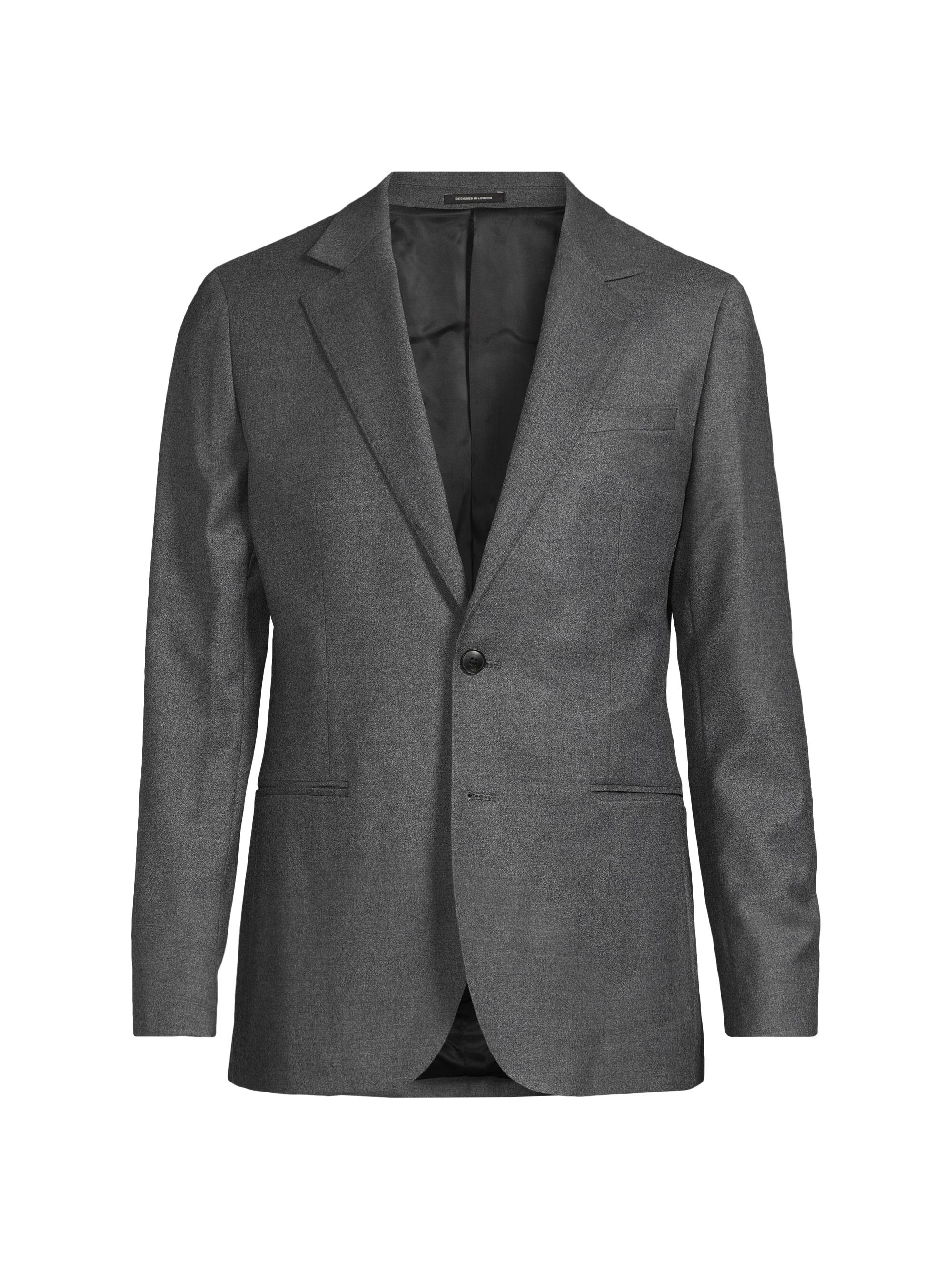 Reiss Men's Degree Notch-Lapel Sportcoat - Grey Melange