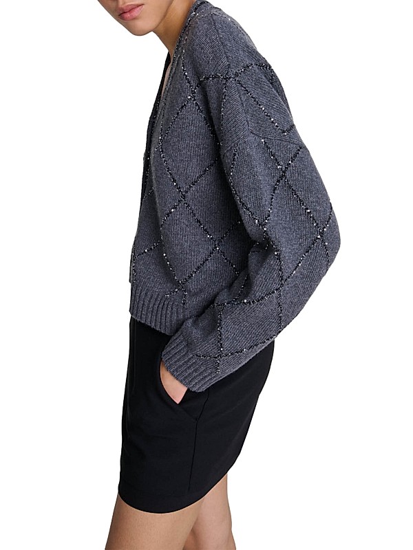 Shop Maje Sequin Knit Cardigan | Saks Fifth Avenue Shop Maje Sequin Knit Cardigan | Saks Fifth Avenue