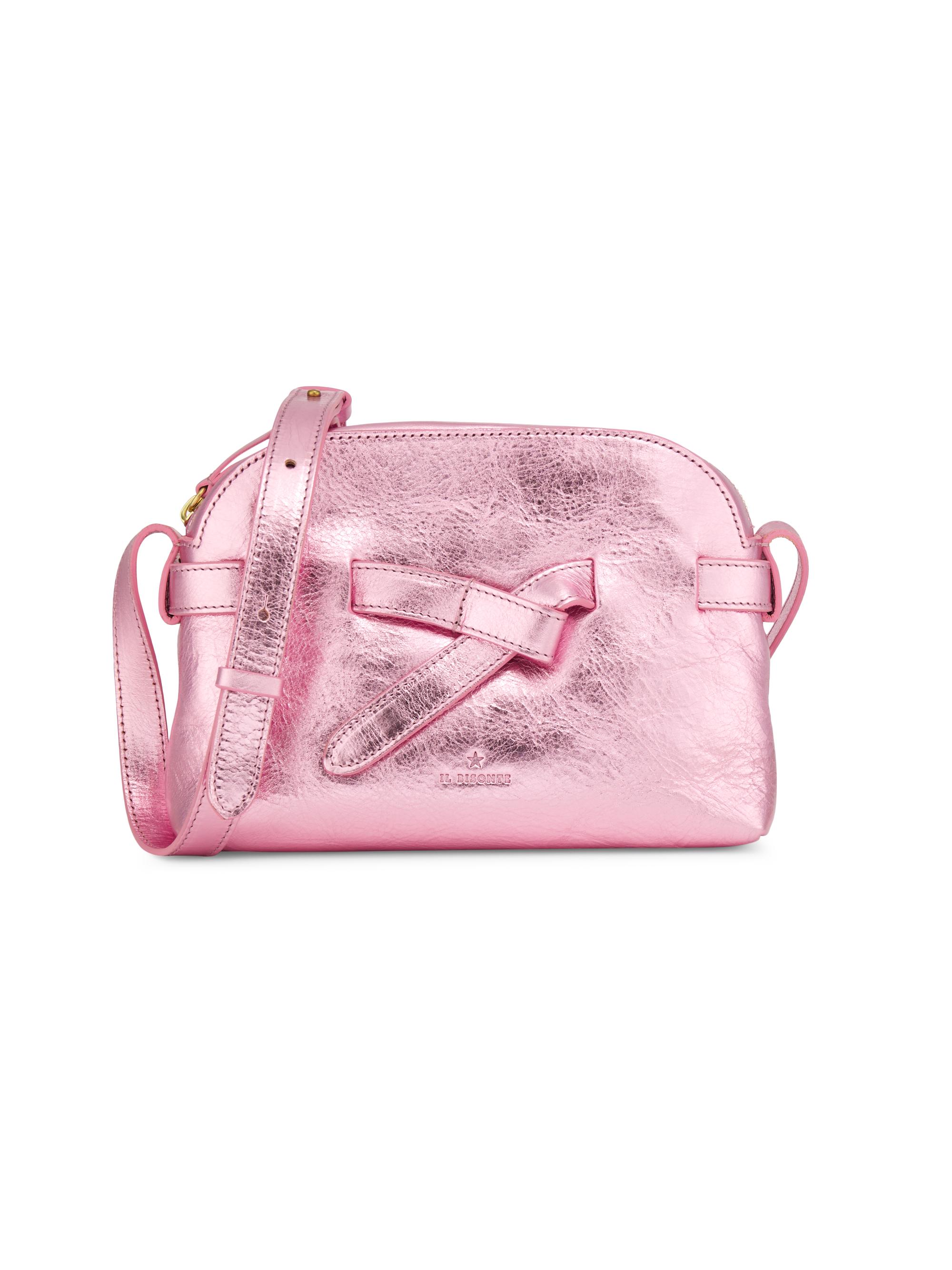 Il Bisonte Women's Elisa Leather Crossbody Bag - Pink