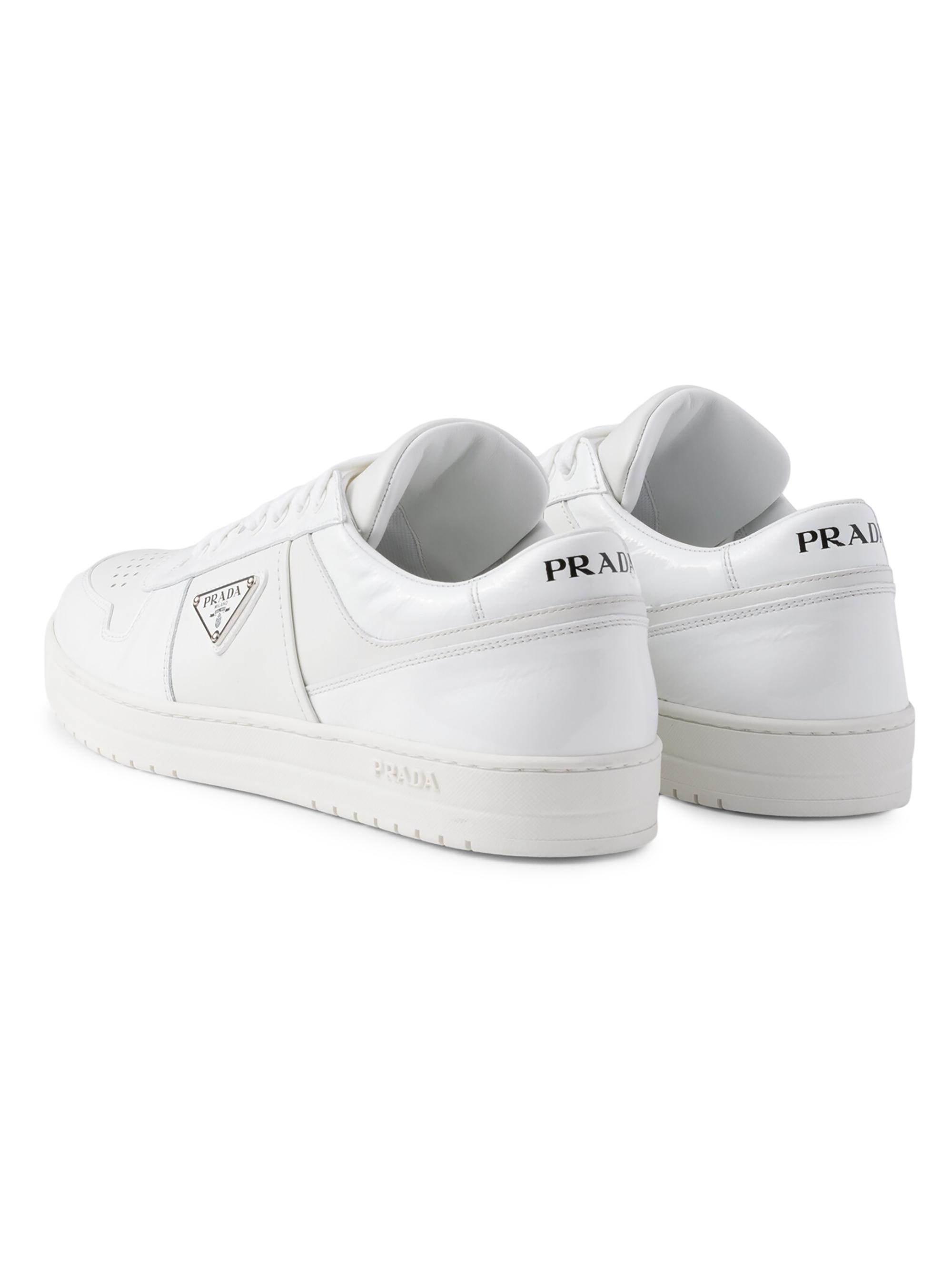 Prada Downtown Leather Sneakers | Saks Fifth Avenue