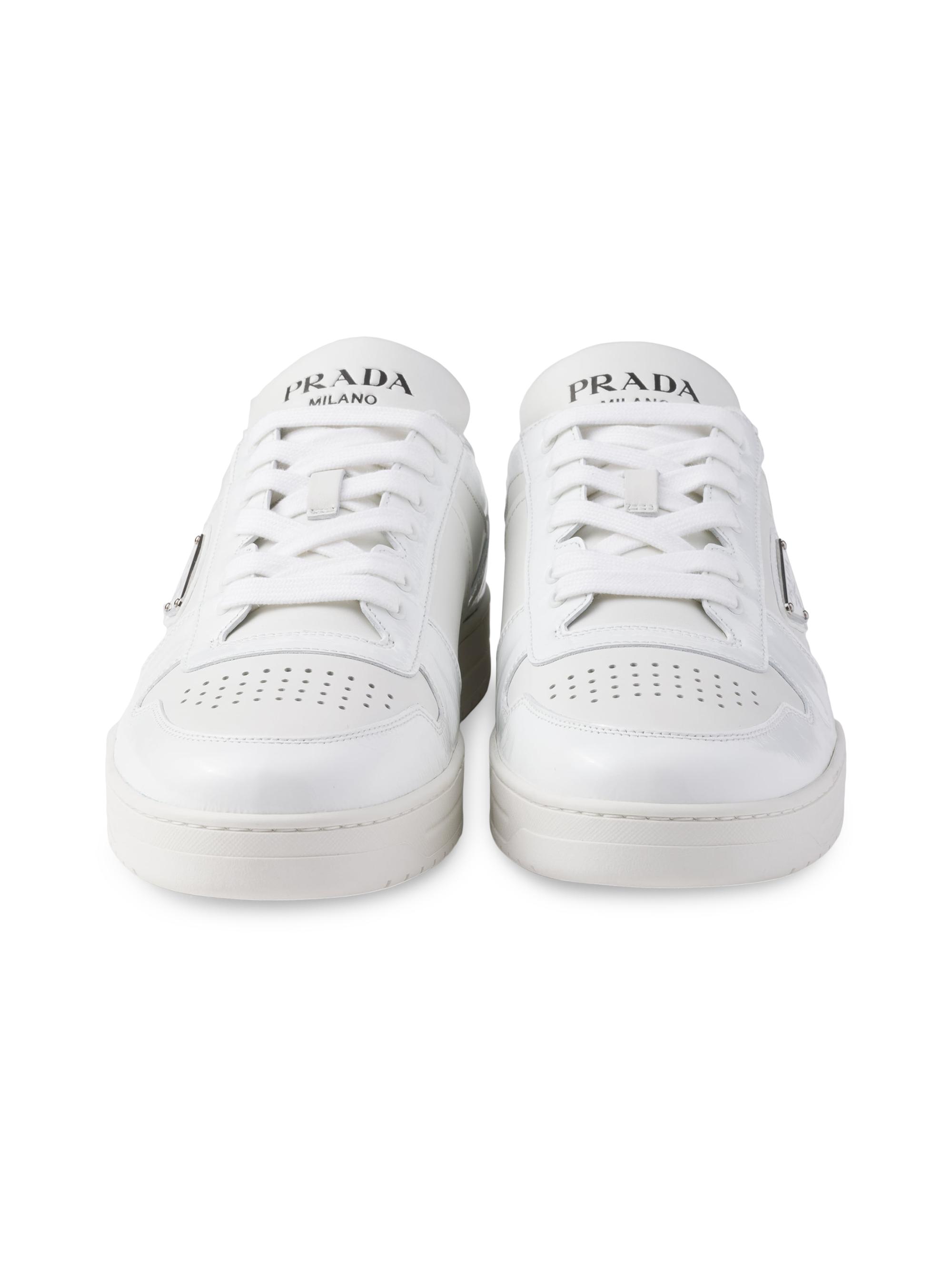Prada Downtown Leather Sneakers | Saks Fifth Avenue