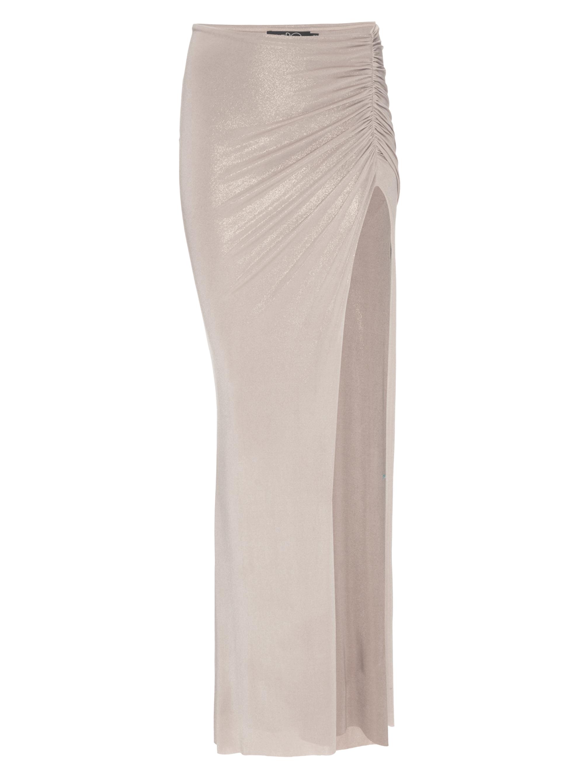 PatBO Women's Dune Jersey Maxi Skirt - Beige