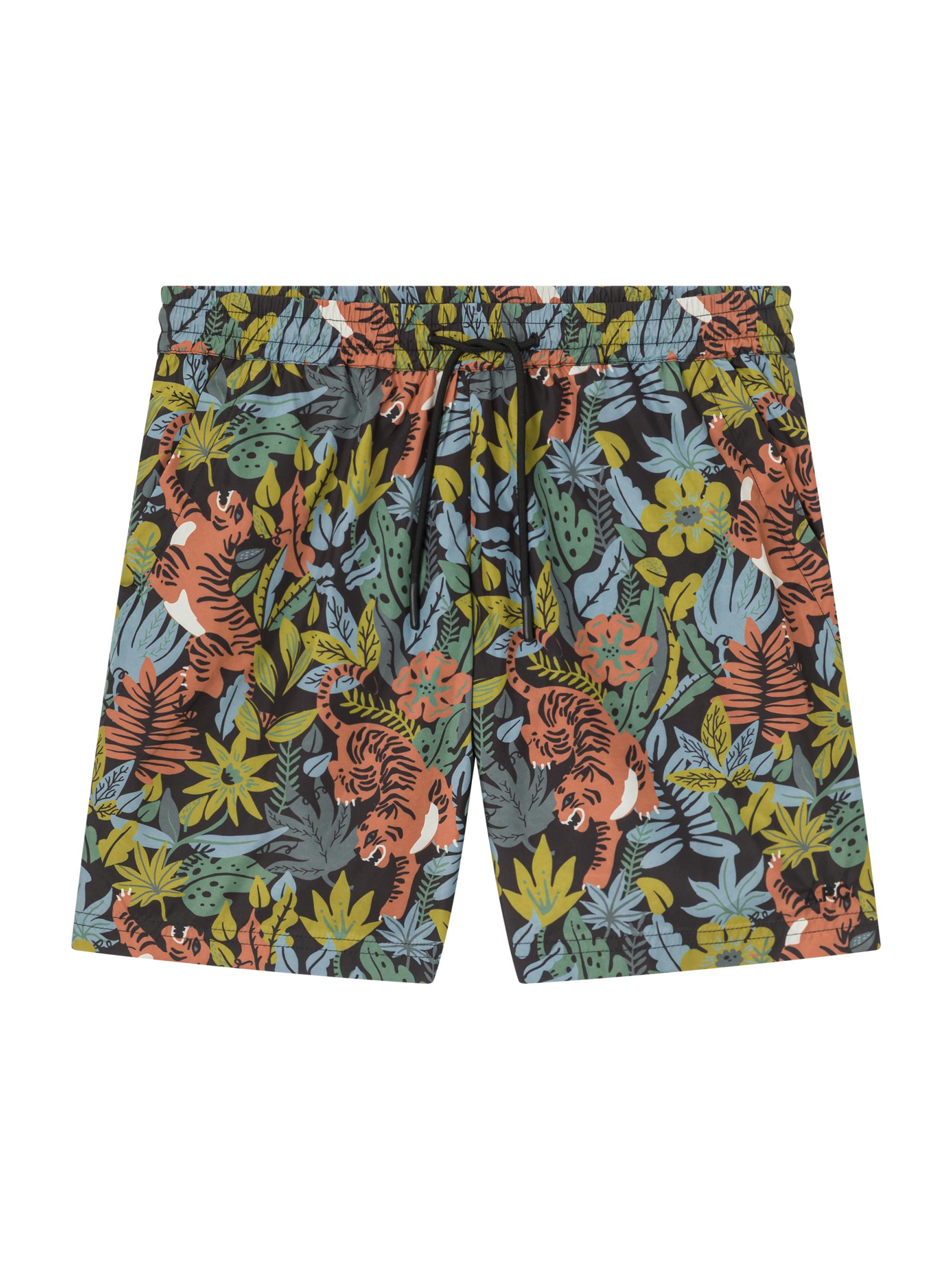 A.P.C. Men's Bobby Printed Swim Trunks