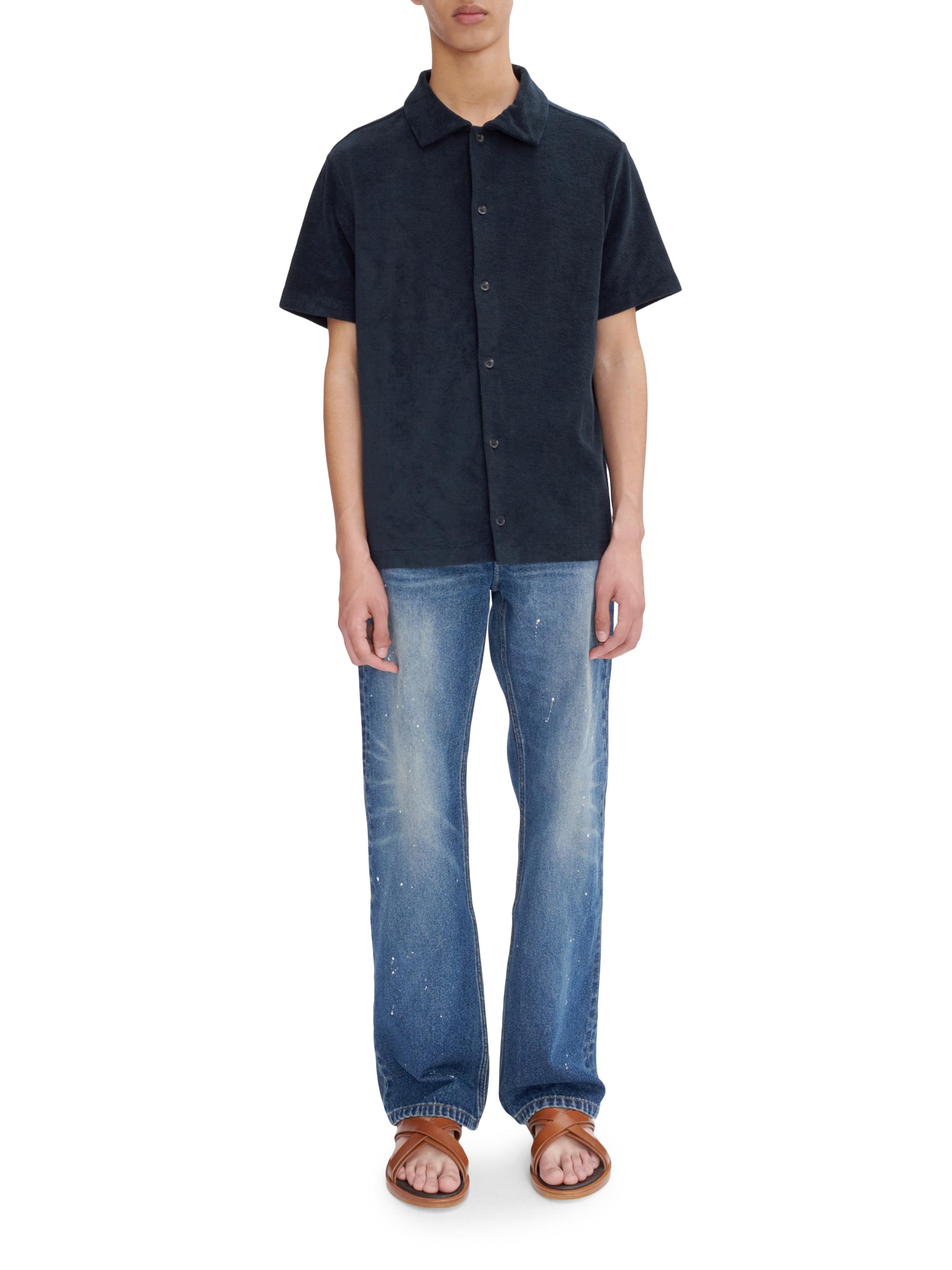 Paint Splatter Relaxed Straight-Leg Jeans Saks Fifth Avenue