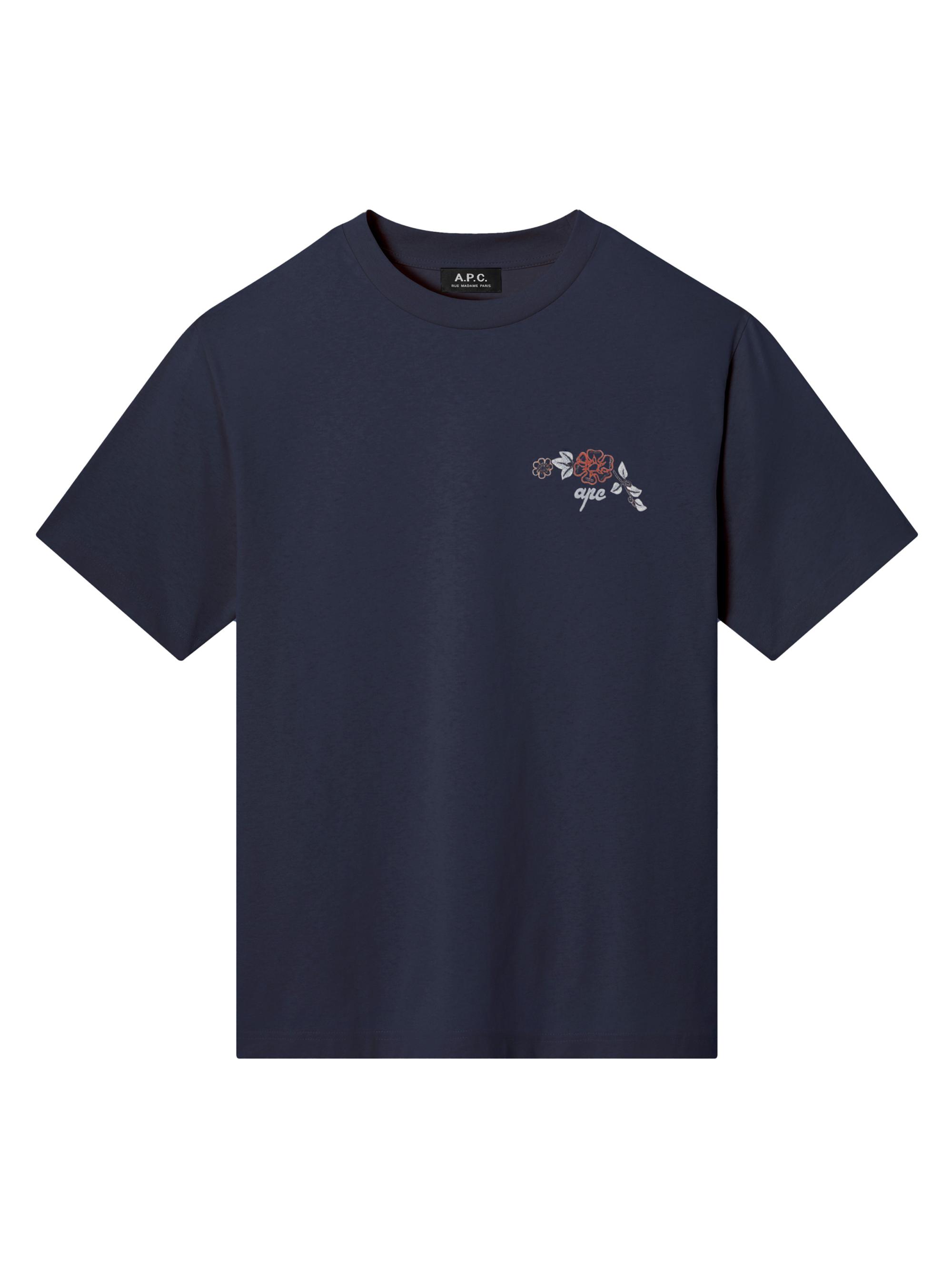 A.P.C. Men's Oscar Cotton T-Shirt - Dark Navy