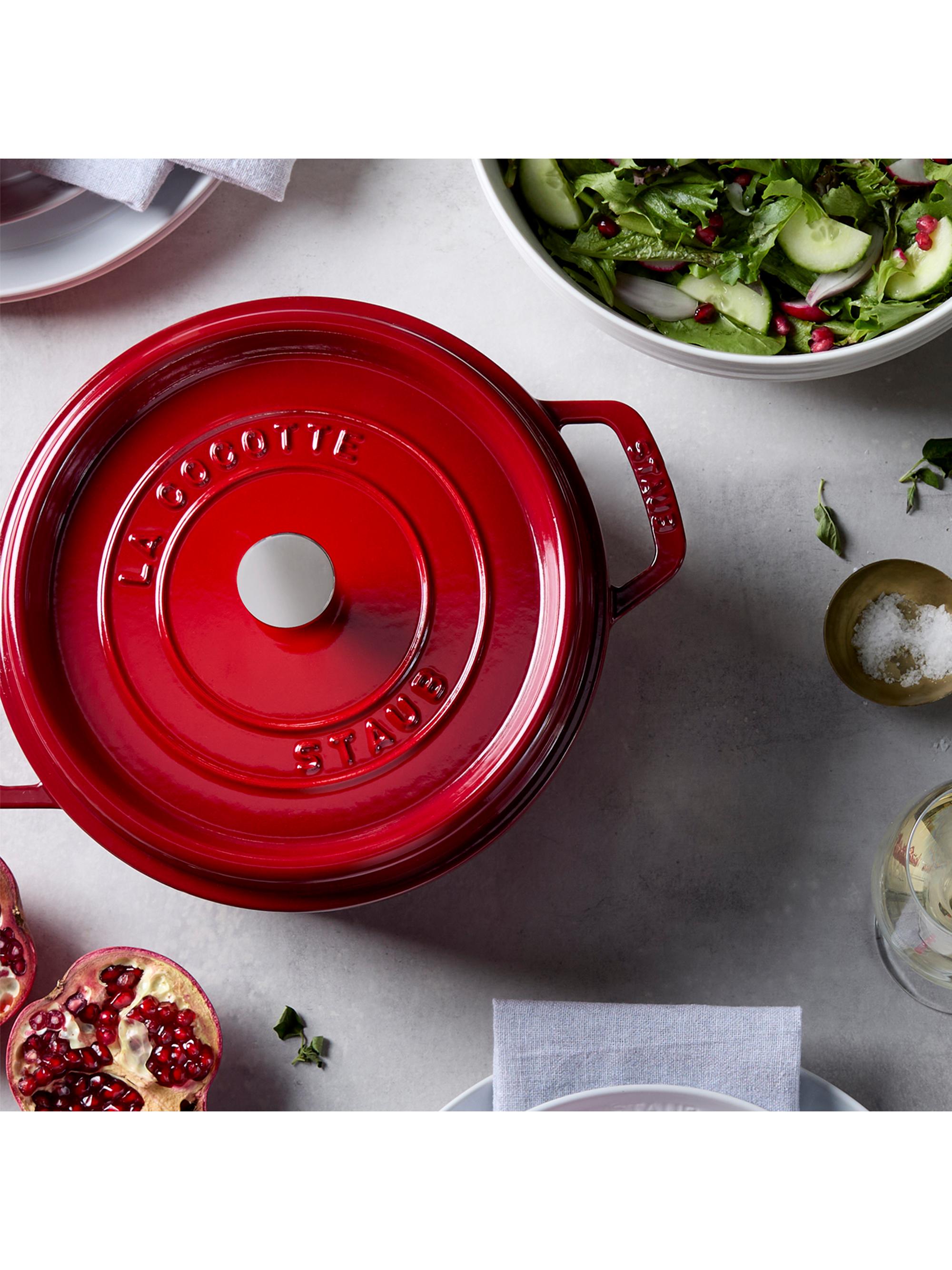 Staub Cast Iron 4-Quart Round Cocotte | Saks Fifth Avenue