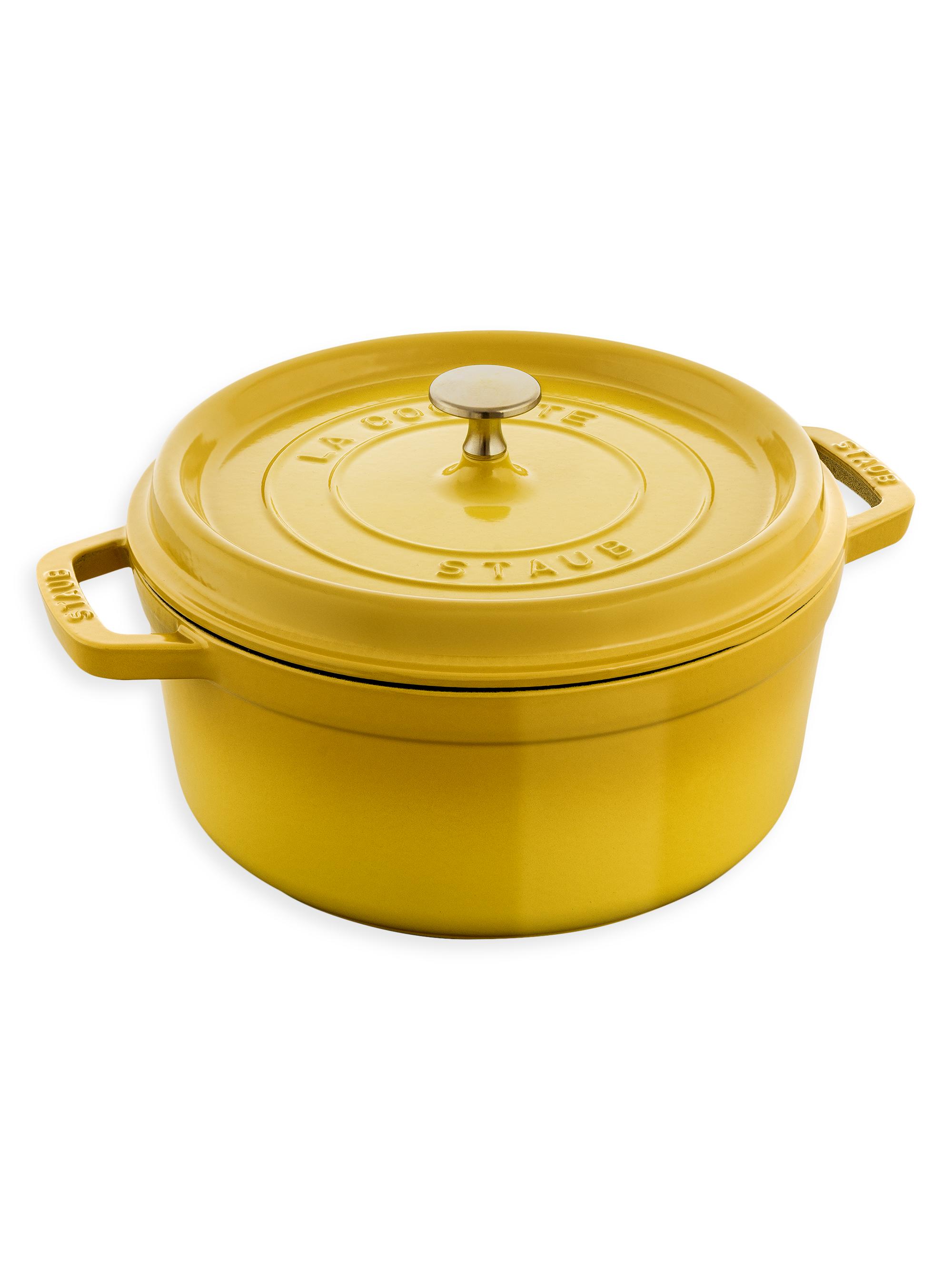 Staub Cast Iron 4-Quart Round Cocotte - Lilac