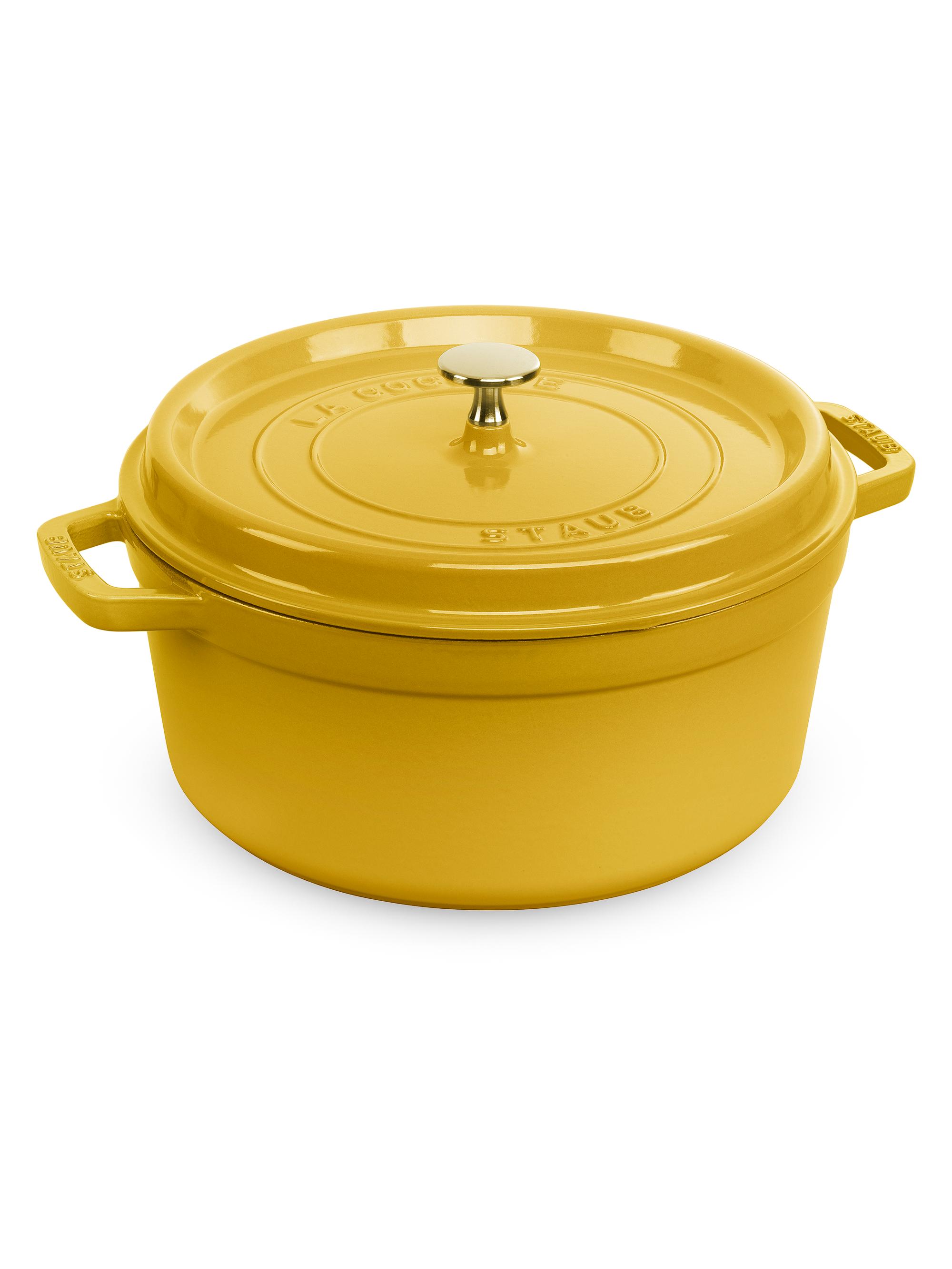 Staub Cast Iron 5.5-Quart Round Cocotte - Pink Peony