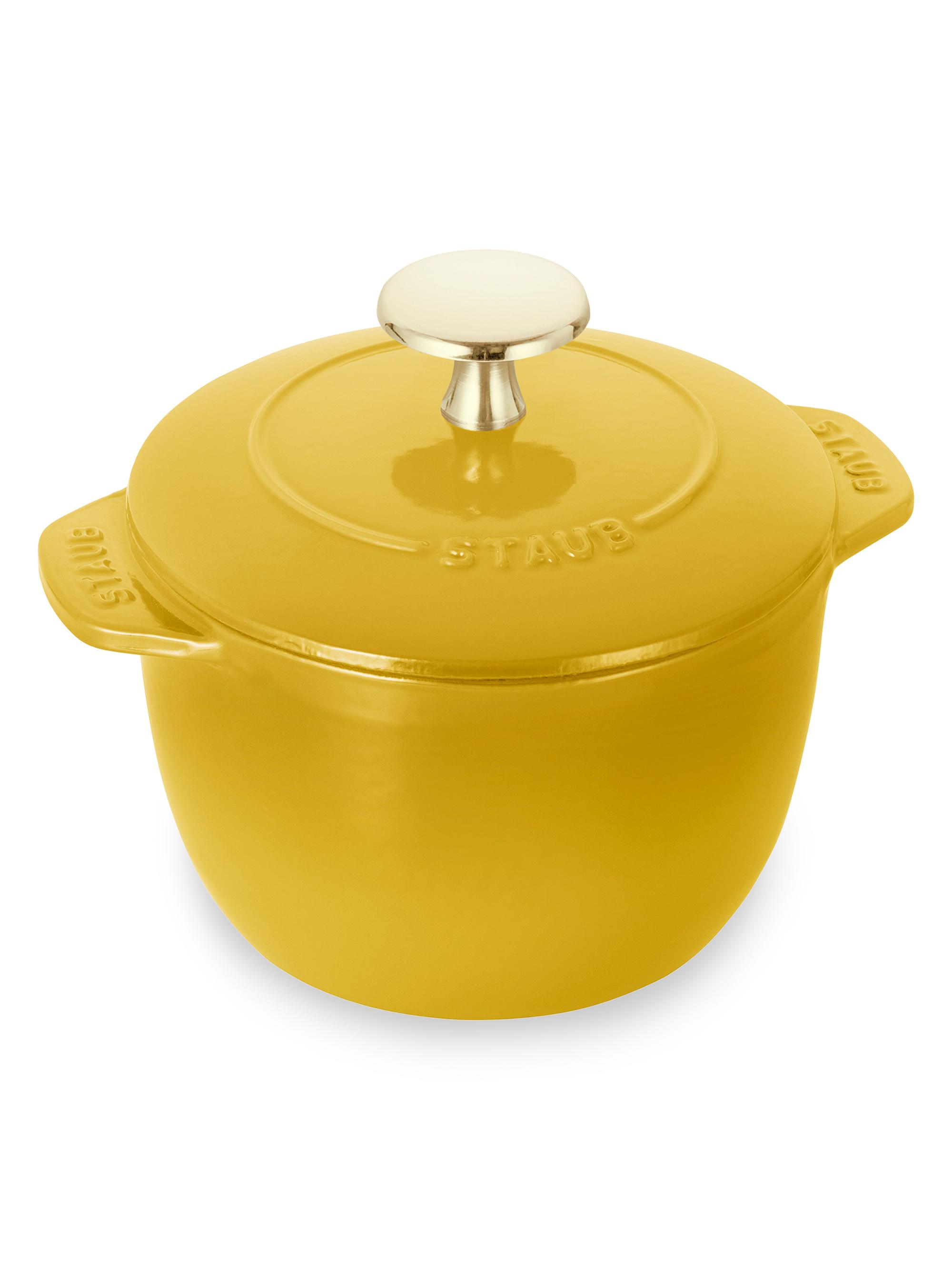 Staub Cast Iron 1.5-qt Petite French Oven - Matte White