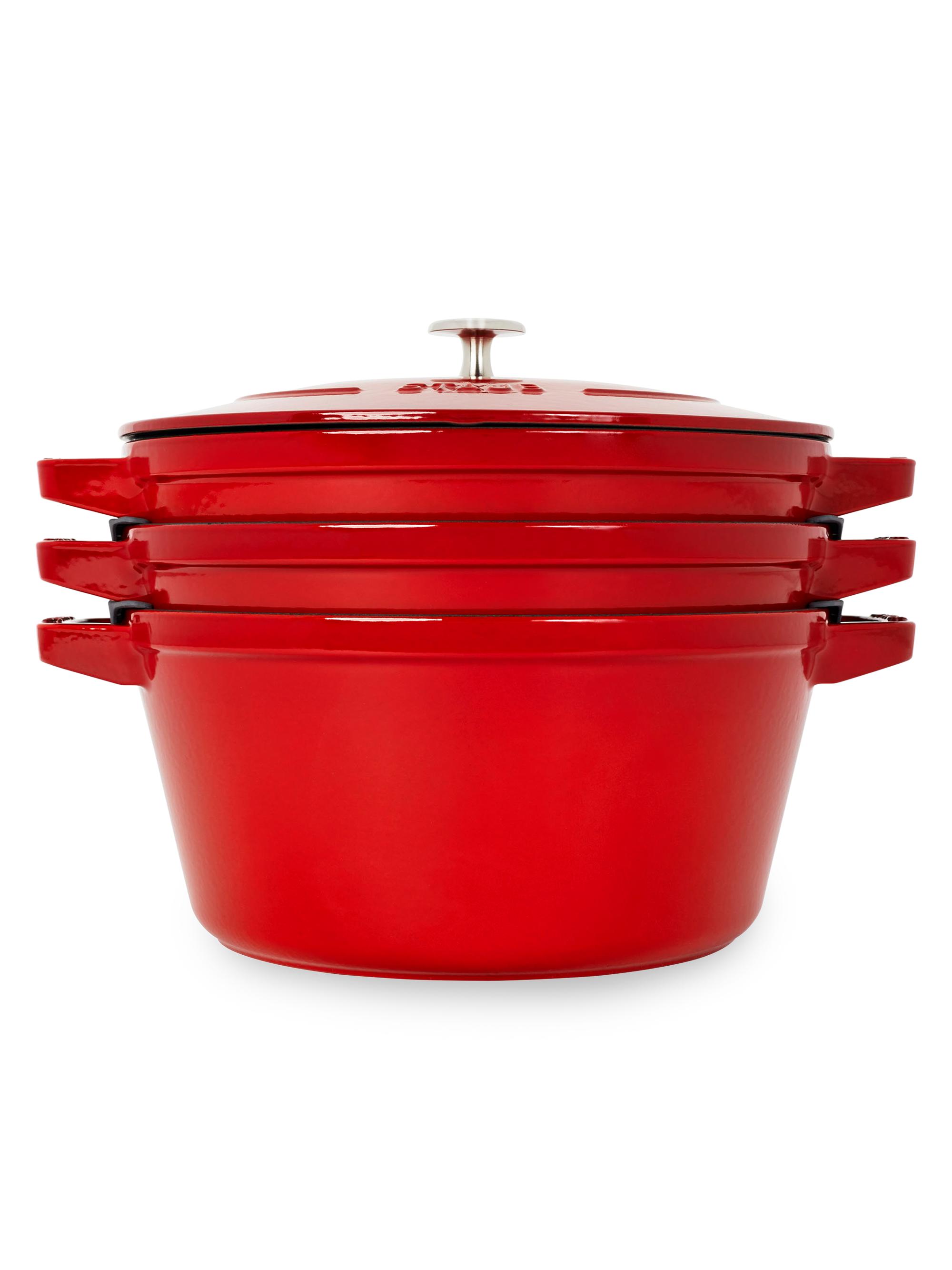 Staub Cast Iron 4-Piece Stackable Set | Saks Fifth Avenue