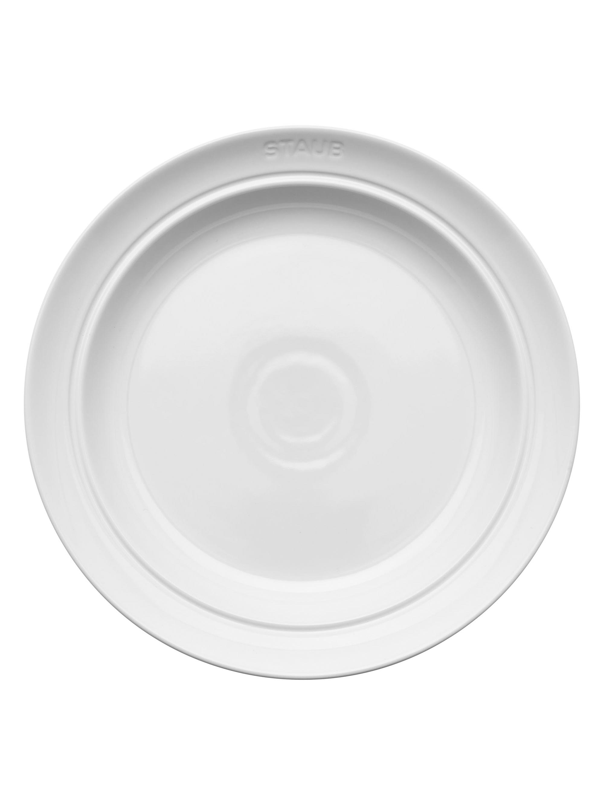 Staub Ceramic Dinnerware 4 Piece 9.5''Soup and Pasta Bowl Set - White