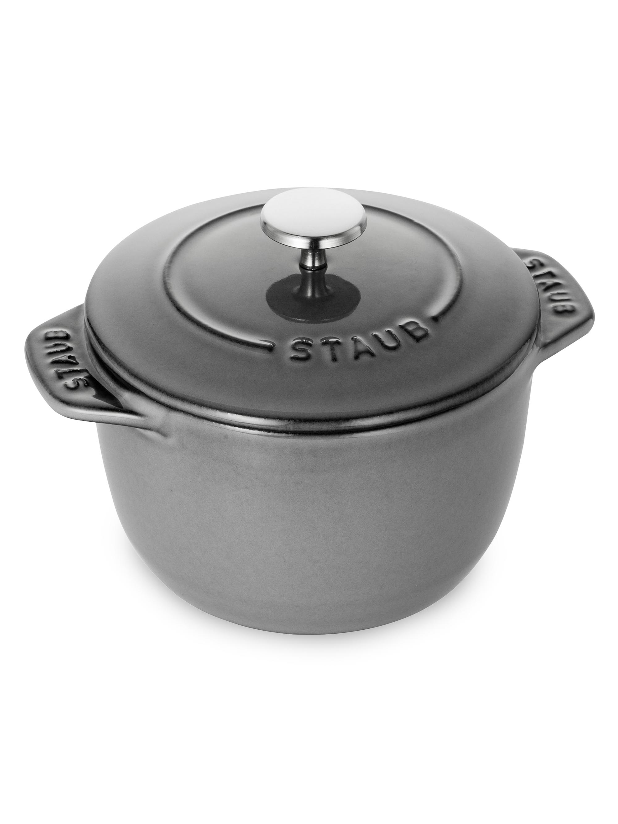 Staub Cast Iron 0.75-Quart Petite French Oven - Matte Black