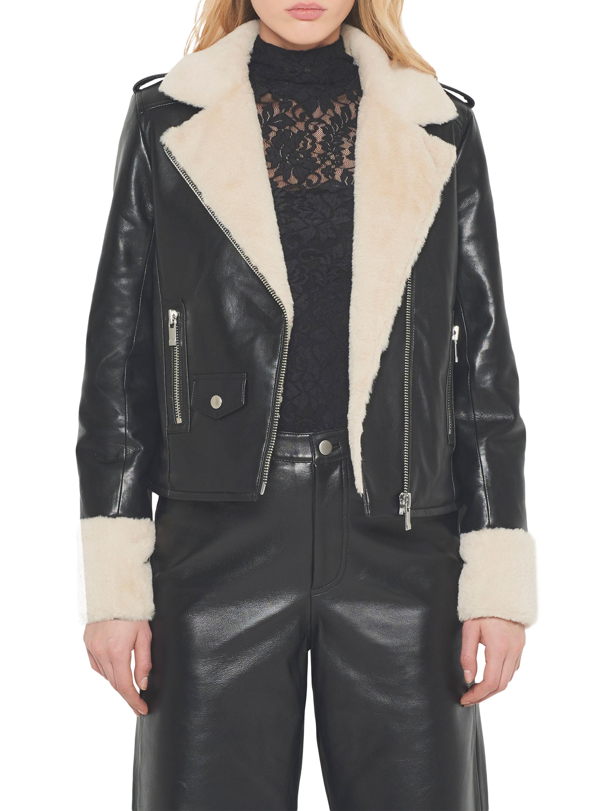 AS by DF Sydney Recycled Leather Jacket | Saks Fifth Avenue