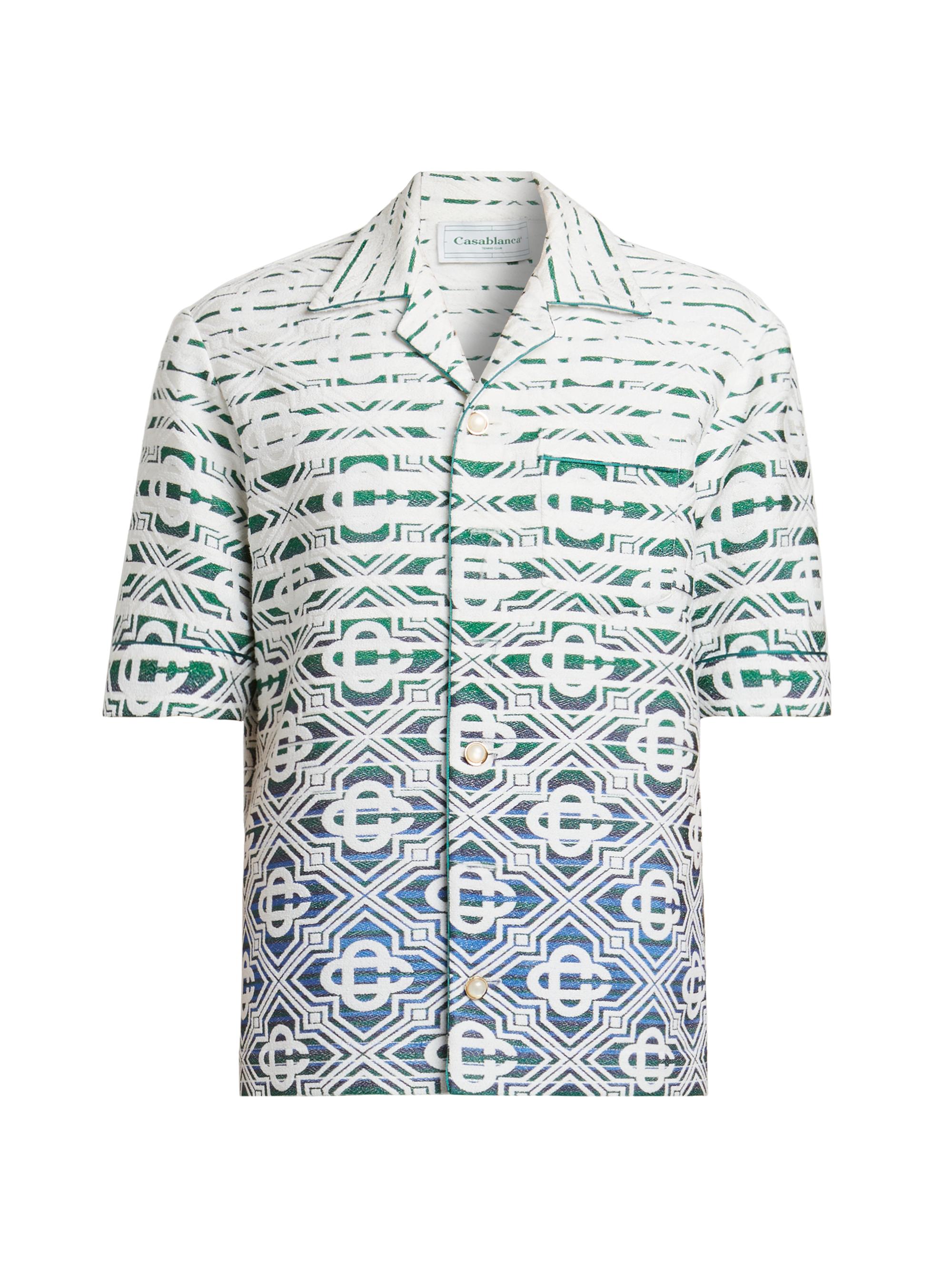 美品 CASABLANCA Primary Check シルクシャツ 美品 CASABLANCA Primary Check シルクシャツ