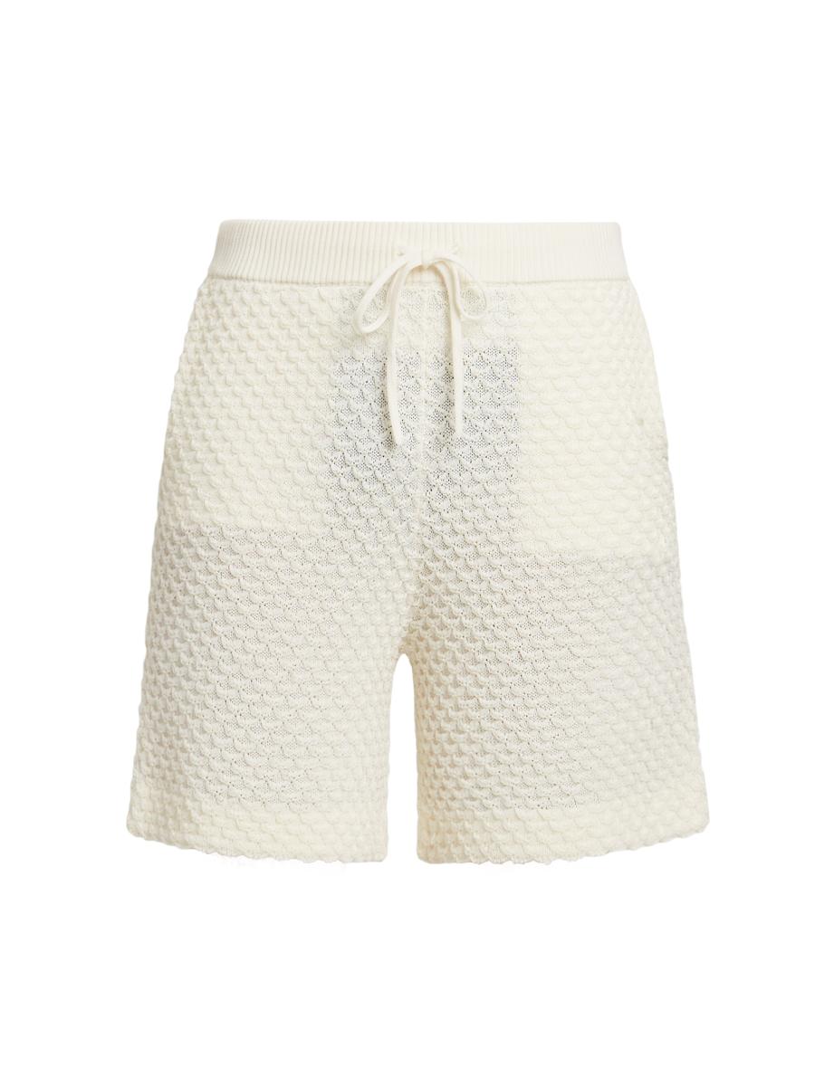 ショーツ CASABLANCA DRAWSTRING SHORTS Casablanca Drawstring Shorts - Blue Fade / White – Kith