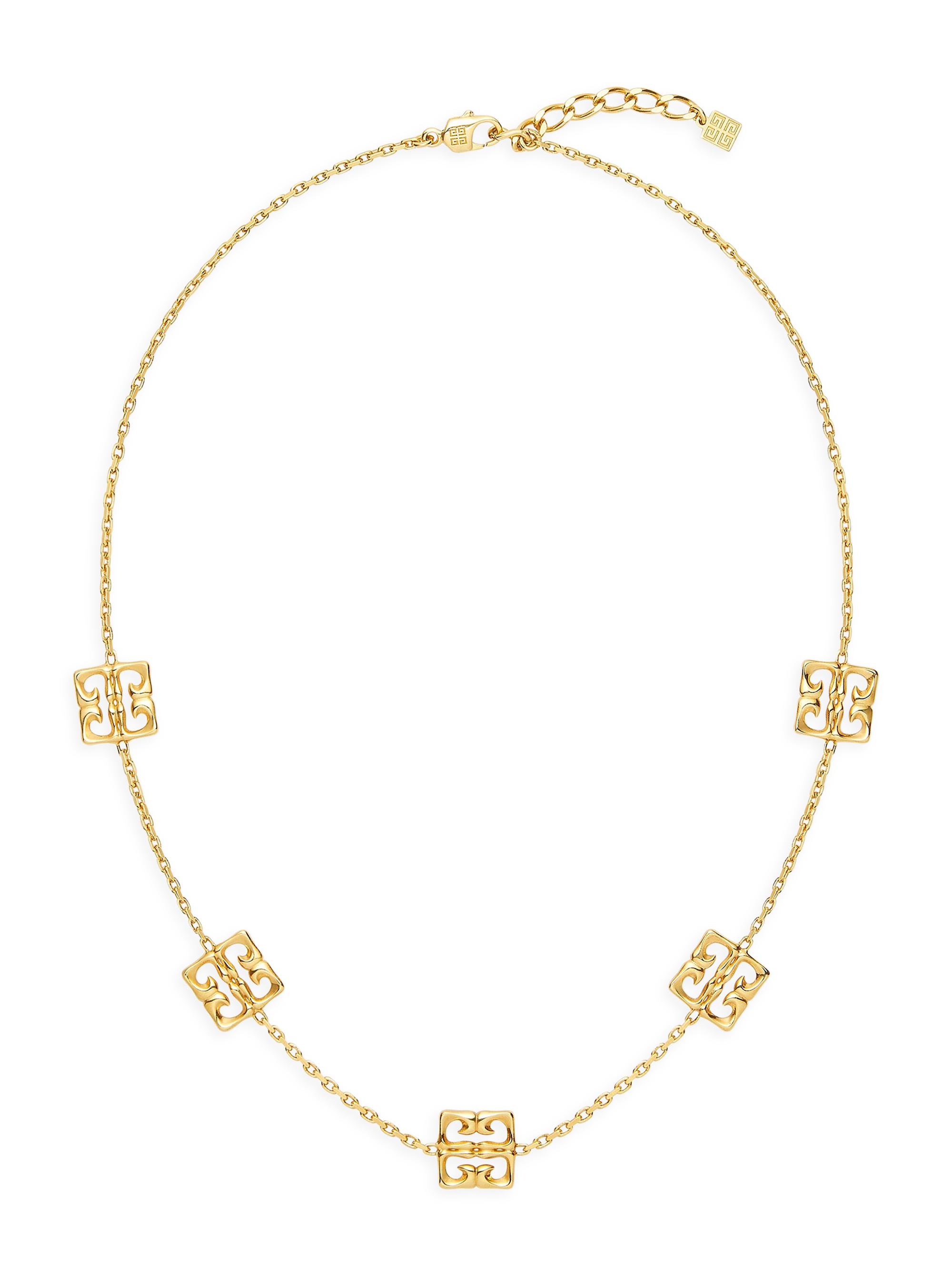 Givenchy Women's 4G Liquid Multi Necklace in Metal - Golden Yellow