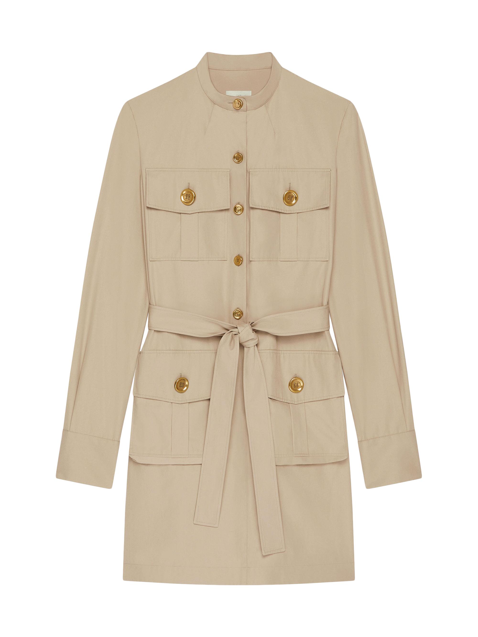 Givenchy Women's Safari Dress in Poplin - Taupe