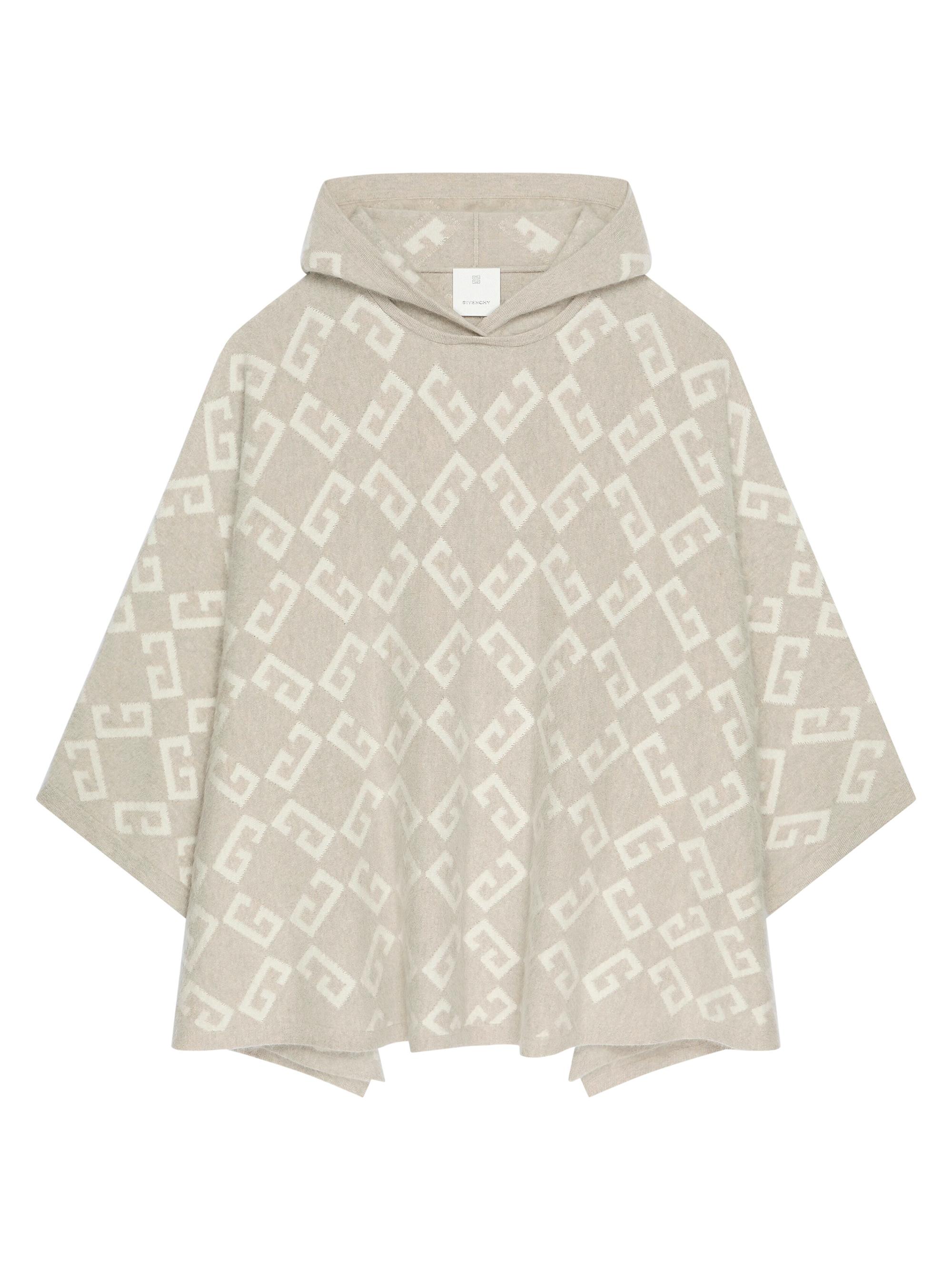 Givenchy Women's Poncho in Monogram Jacquard - Beige