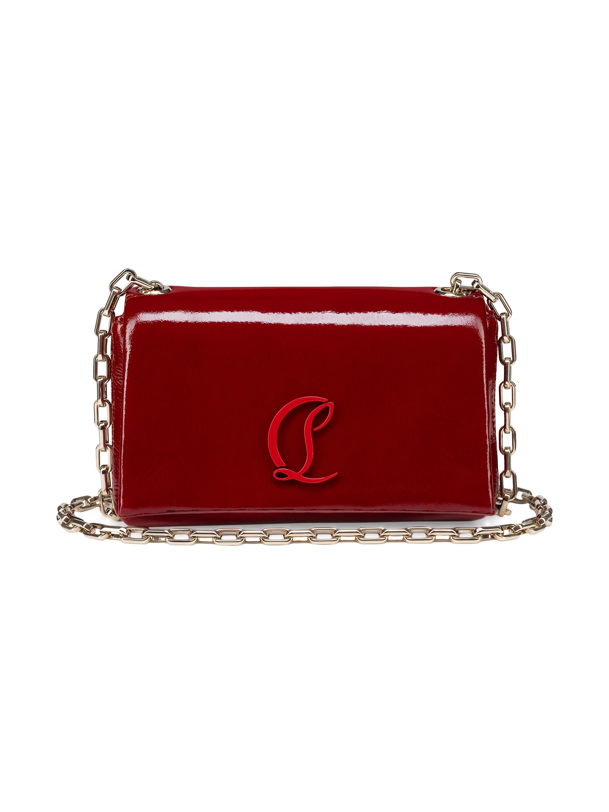 Christian Louboutin Women's Loubi54 Patent Leather Crossbody Bag - Black