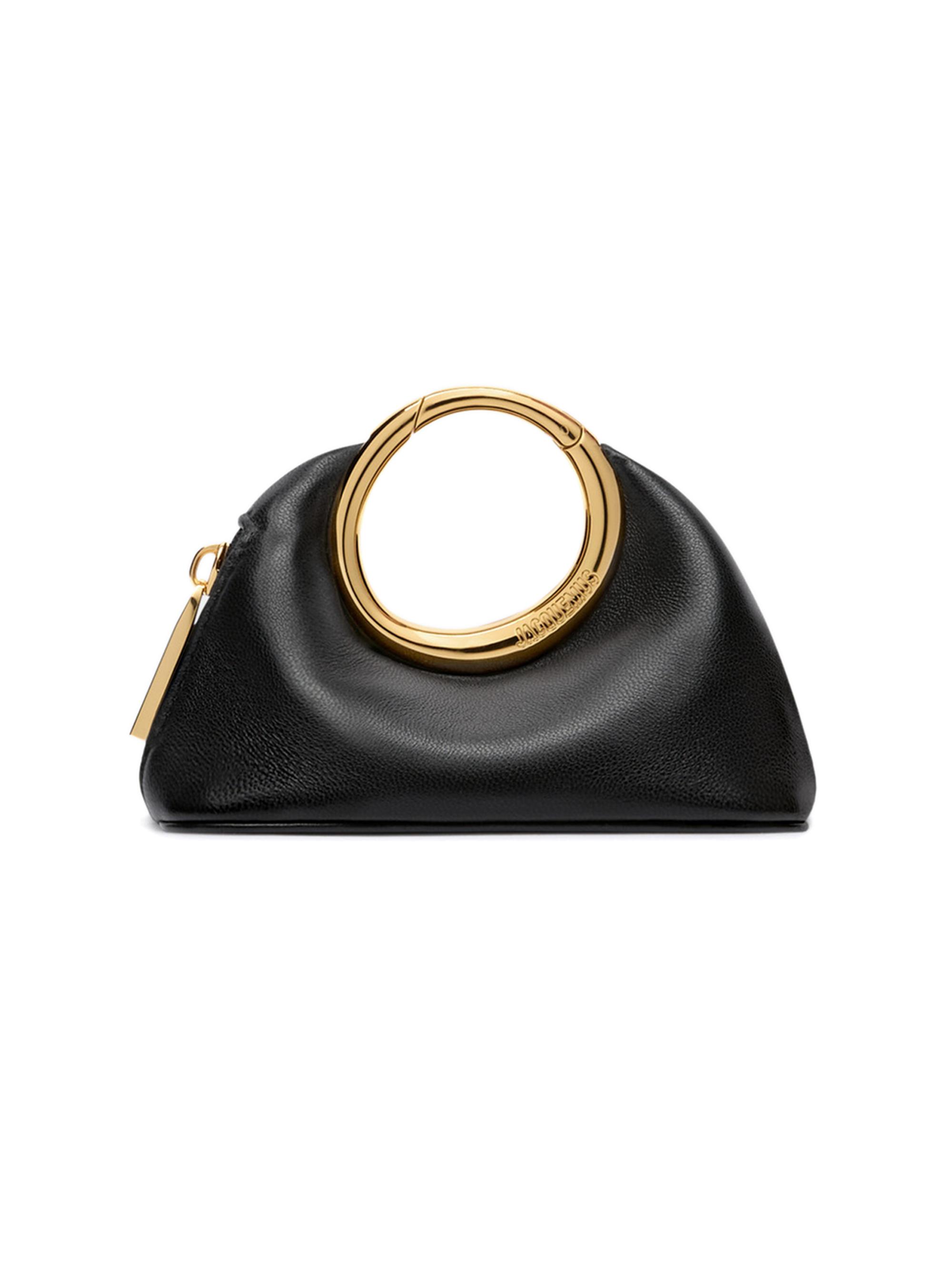 Jacquemus Women's Le Porte Calino Leather Top Handle Bag - Black