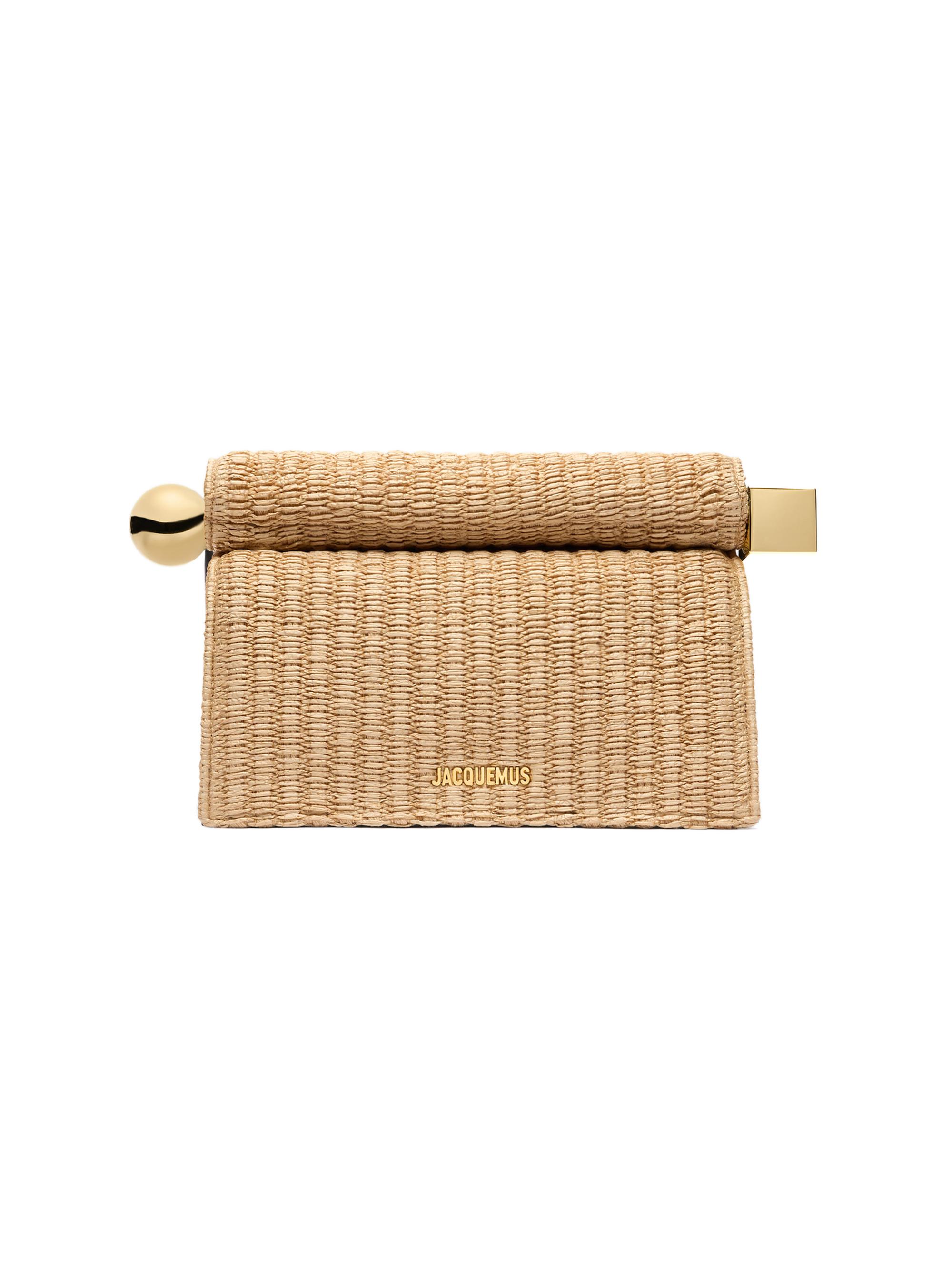 Jacquemus Women's La Pochette Rond Carre Bag - Natural Black