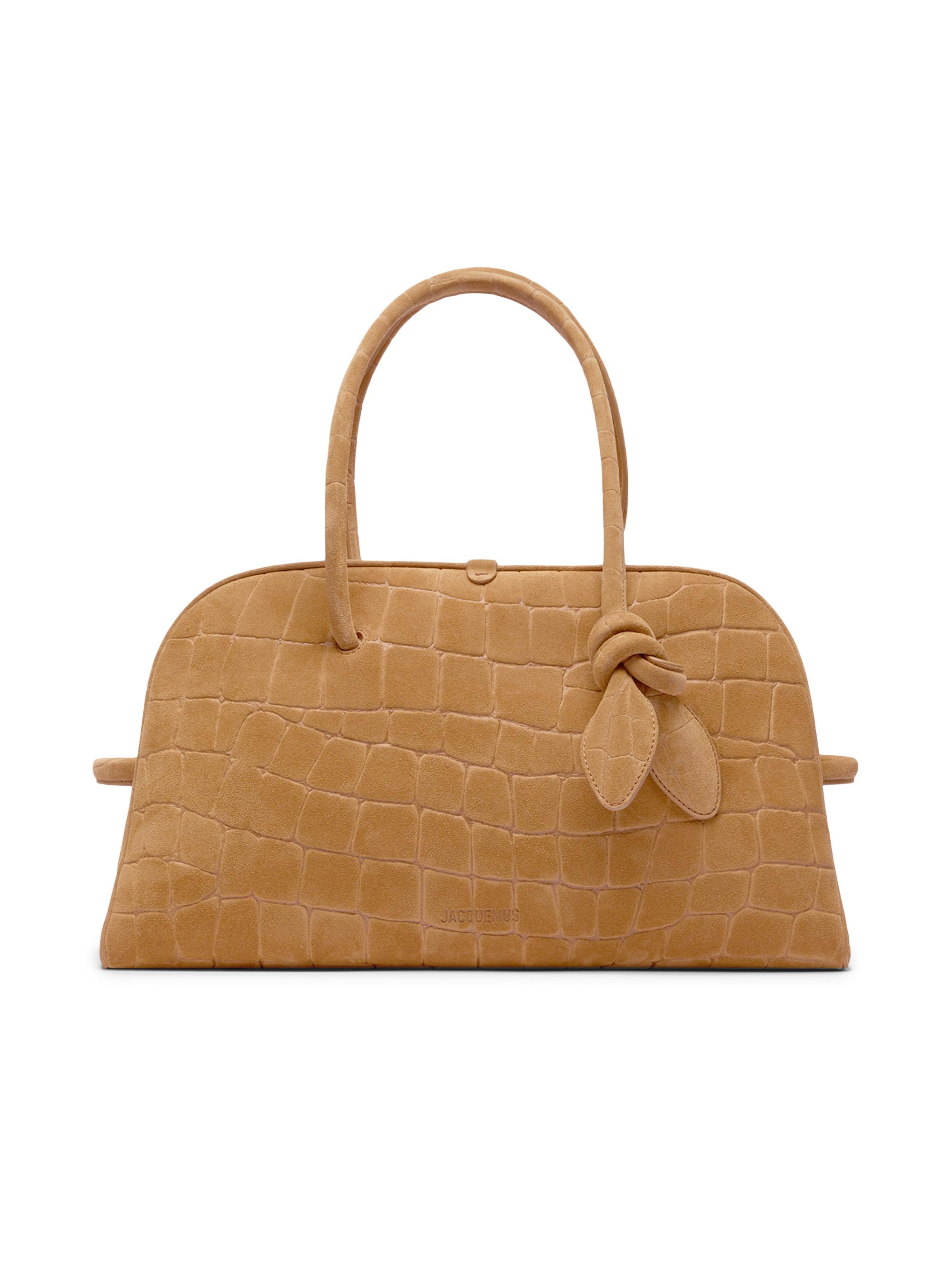 Jacquemus Le Turismo Embossed Suede Bowler | Saks Fifth Avenue