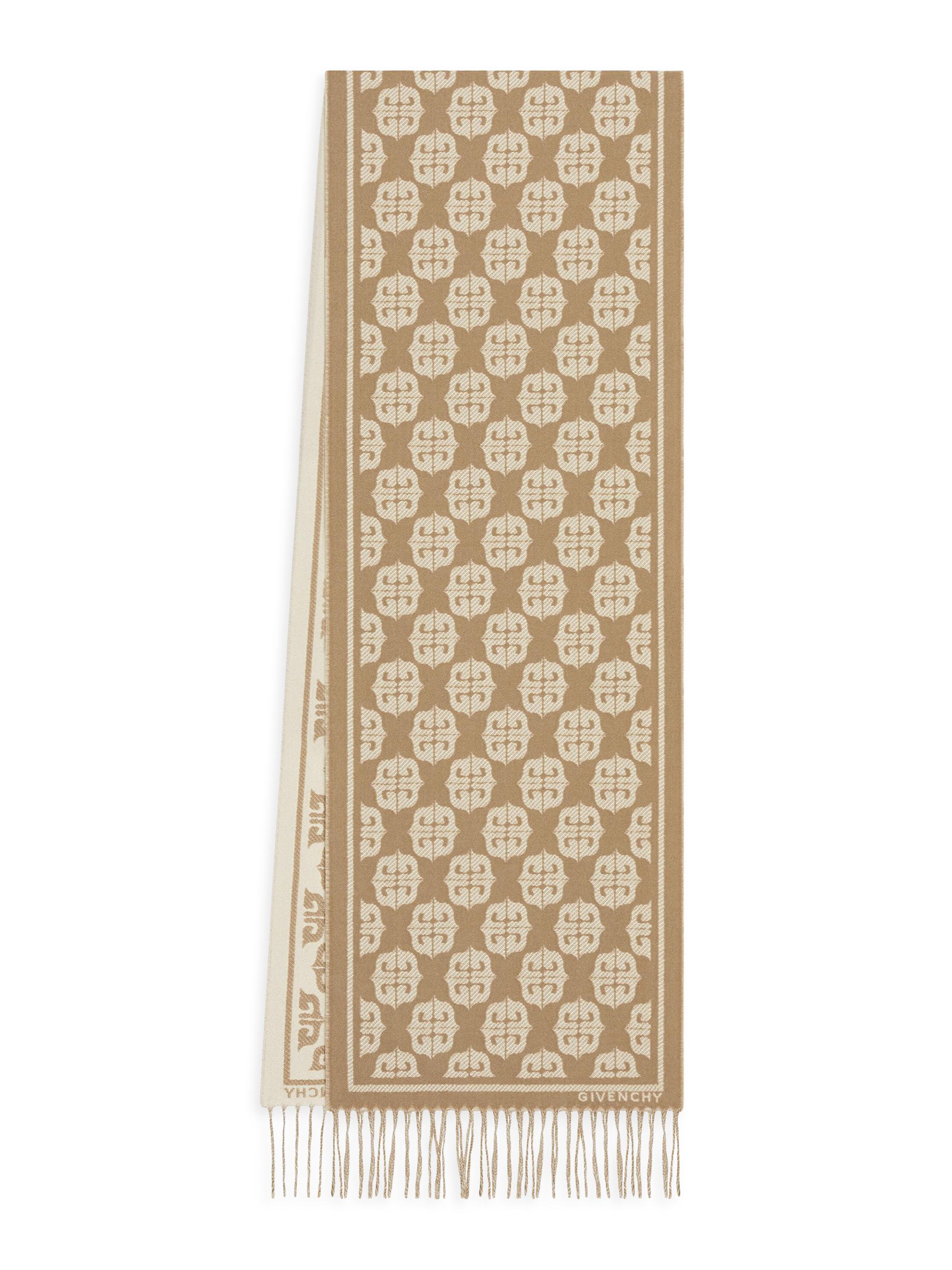 Givenchy Women's 4G Liquid Scarf in Wool - Pumice Beige