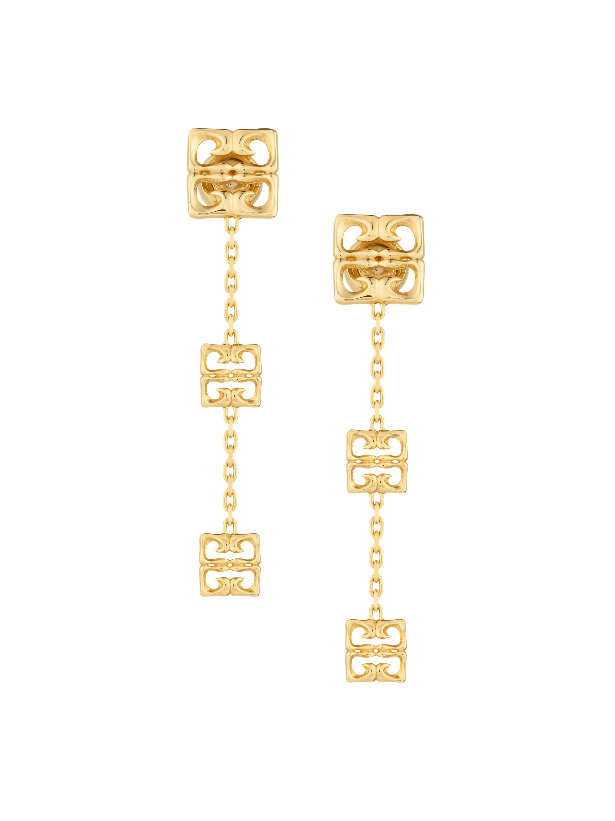 Givenchy Women's 4G Liquid Multi Earrings in Metal - Golden Yellow