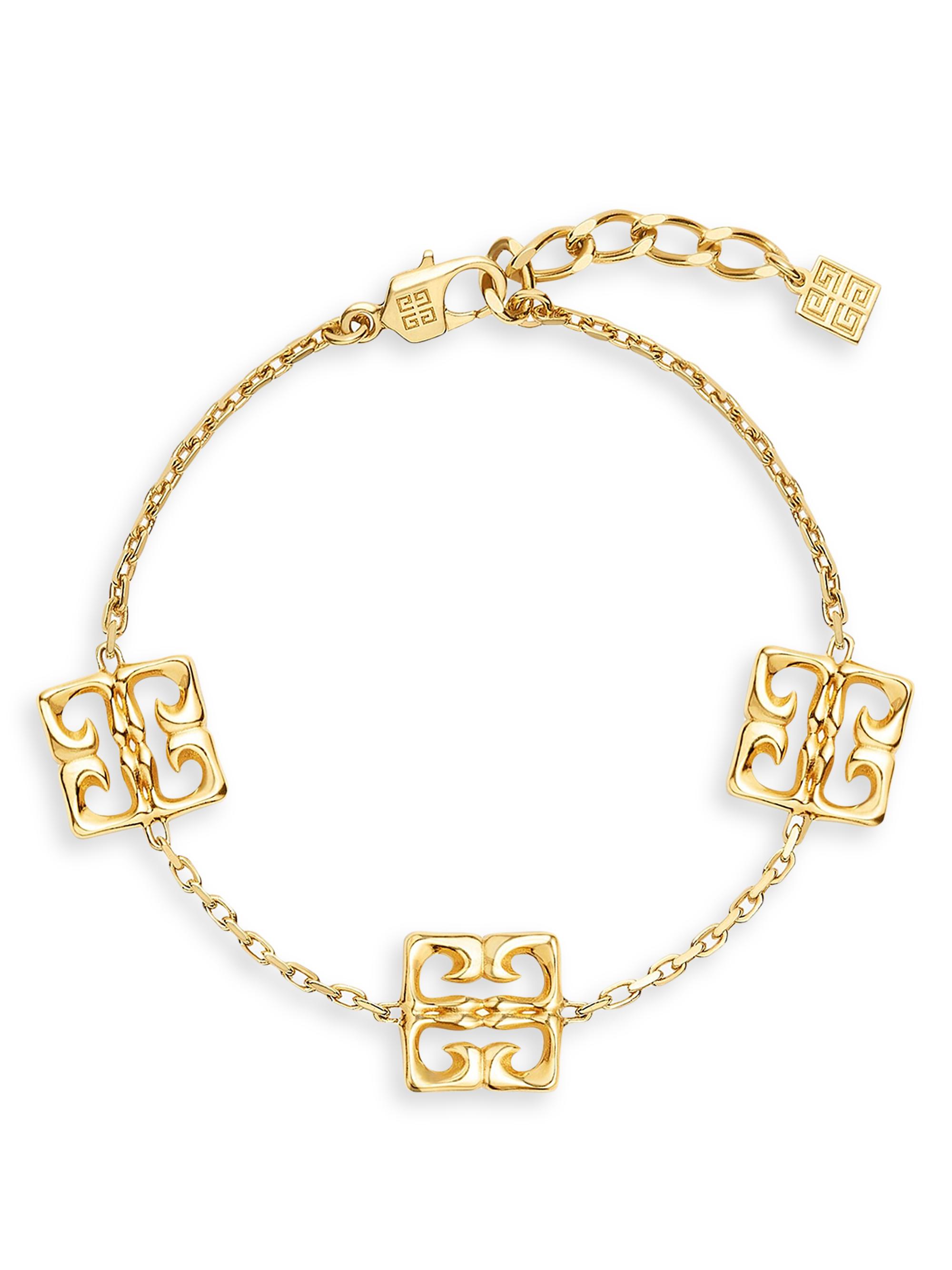 Givenchy Women's 4G Liquid Multi Bracelet in Metal - Golden Yellow