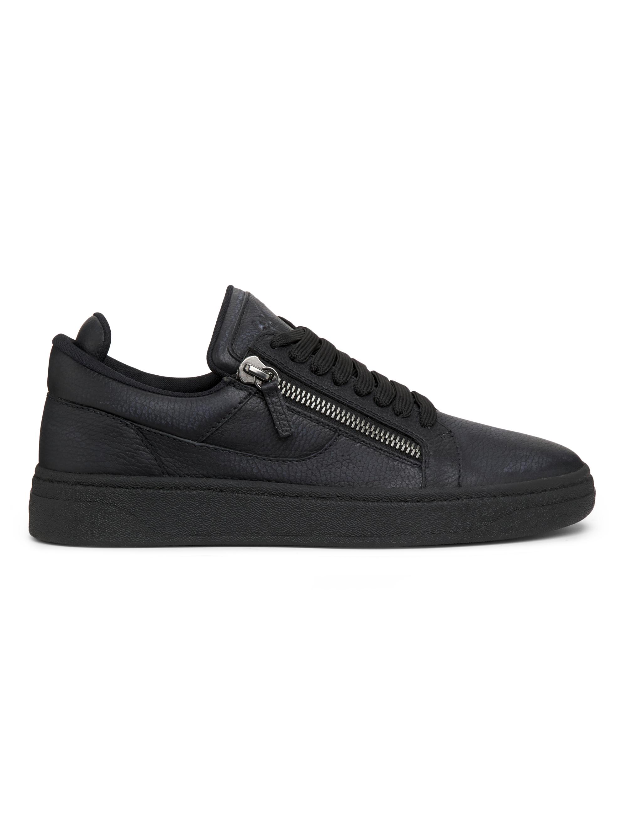 Giuseppe Zanotti Men's Leather Low-Top Sneakers - Nero