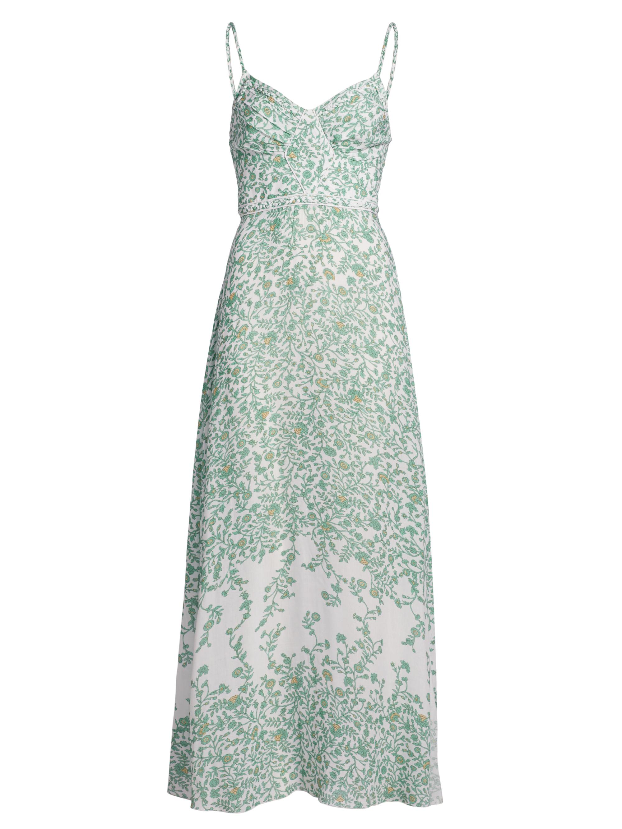Poupette St Barth Women's Cara Floral Maxi Dress - Green Lazuli