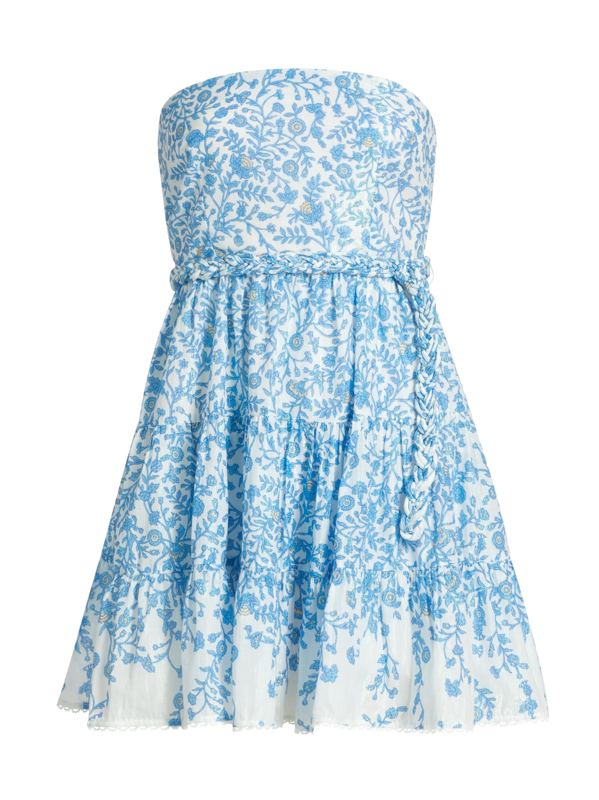 Poupette St Barth Women's Christine Bandeau Dress - Blue Lazuli