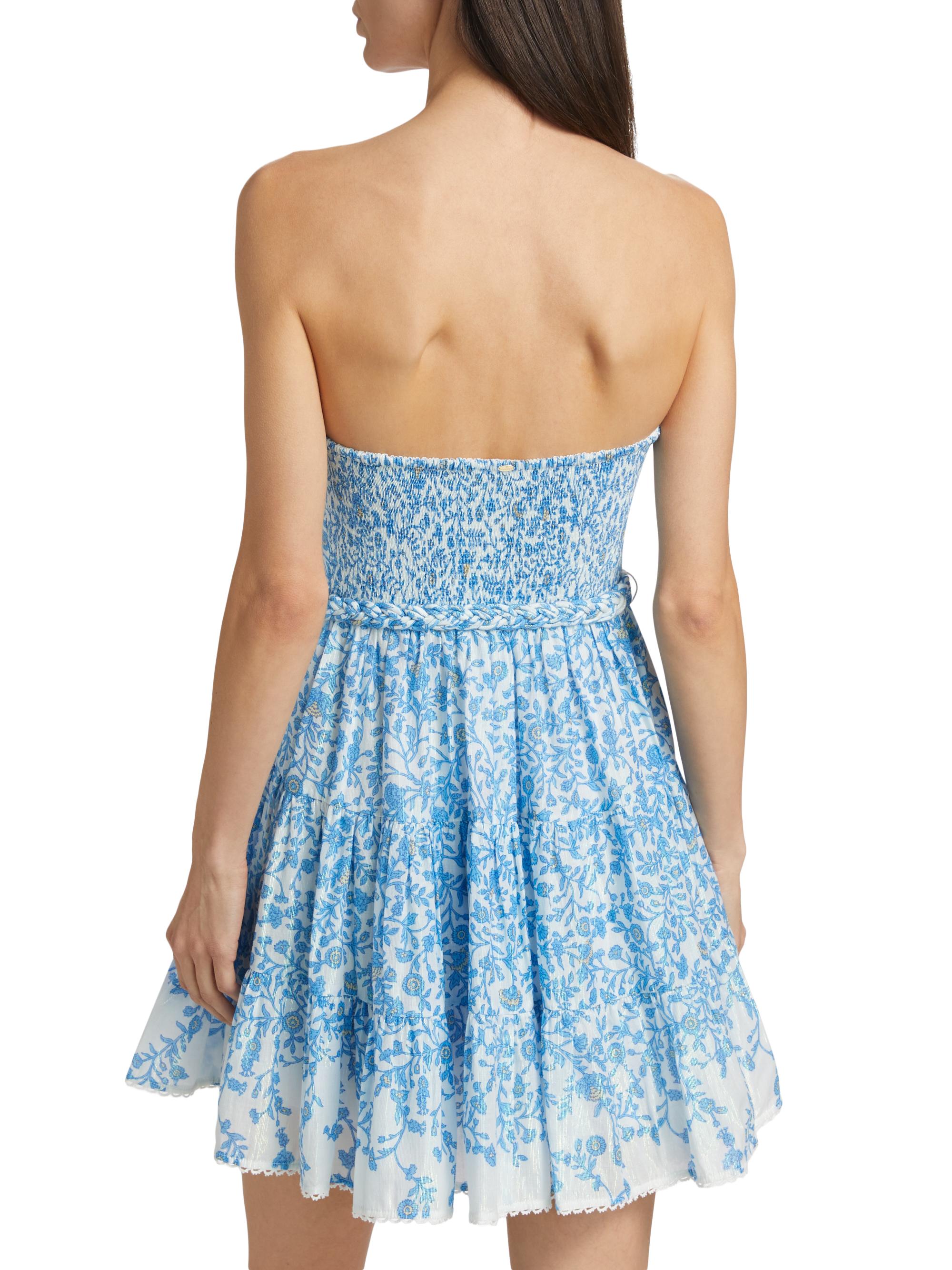Poupette St Barth Christine Bandeau Dress - Blue Lazuli - Medium