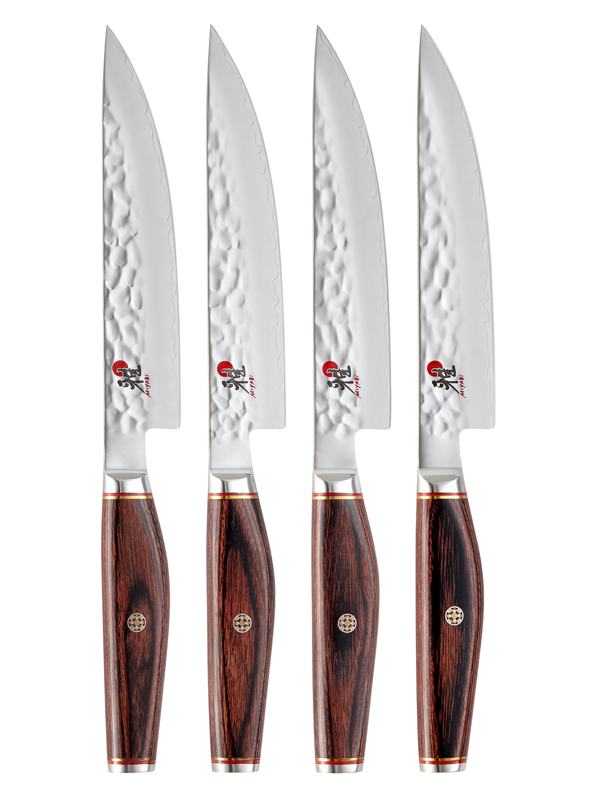 Miyabi Artisan 4 Piece Steak Knife Set - Stainless Steel