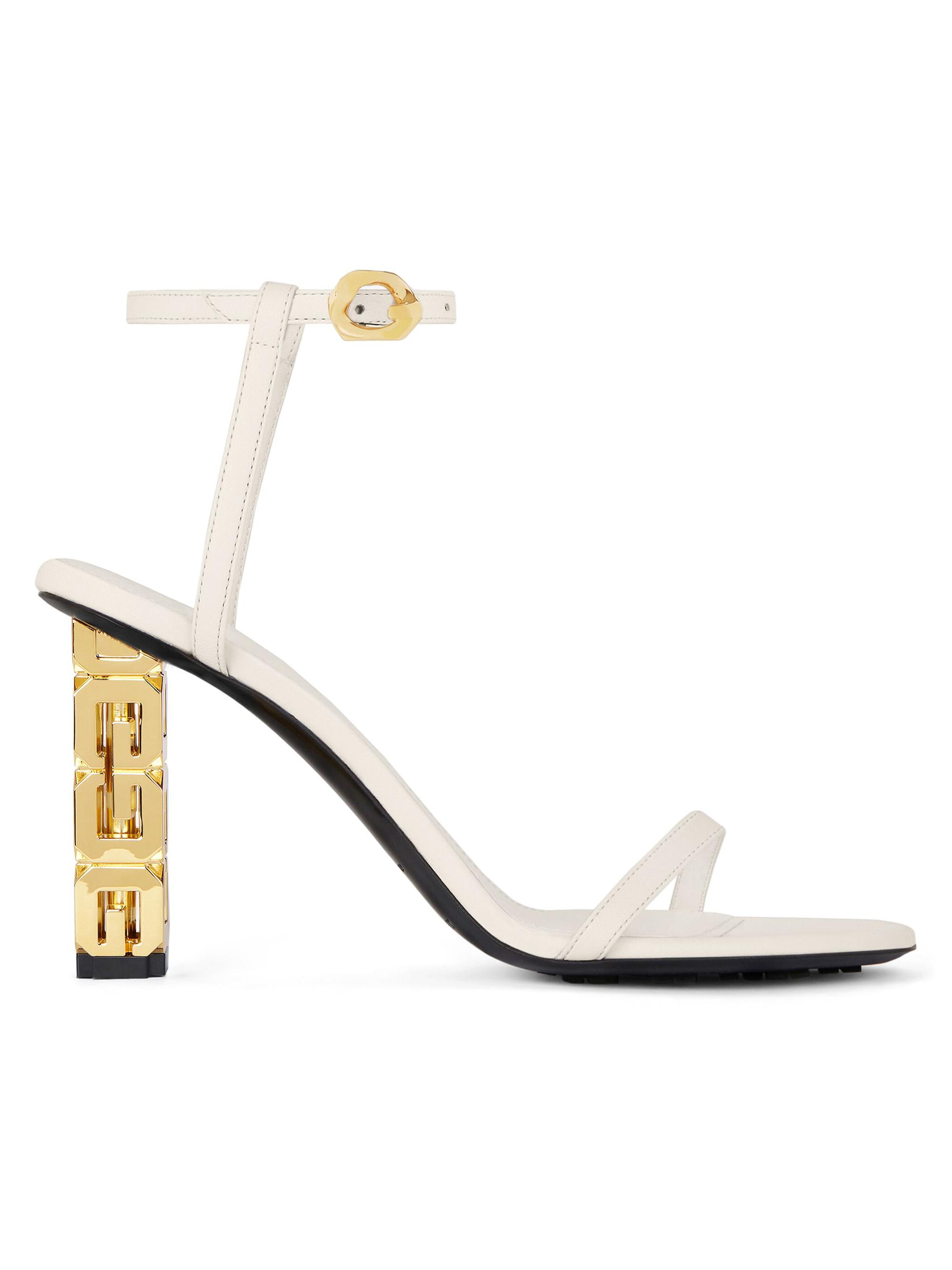 Givenchy Women's G Cube Sandals in Nappa Leather -