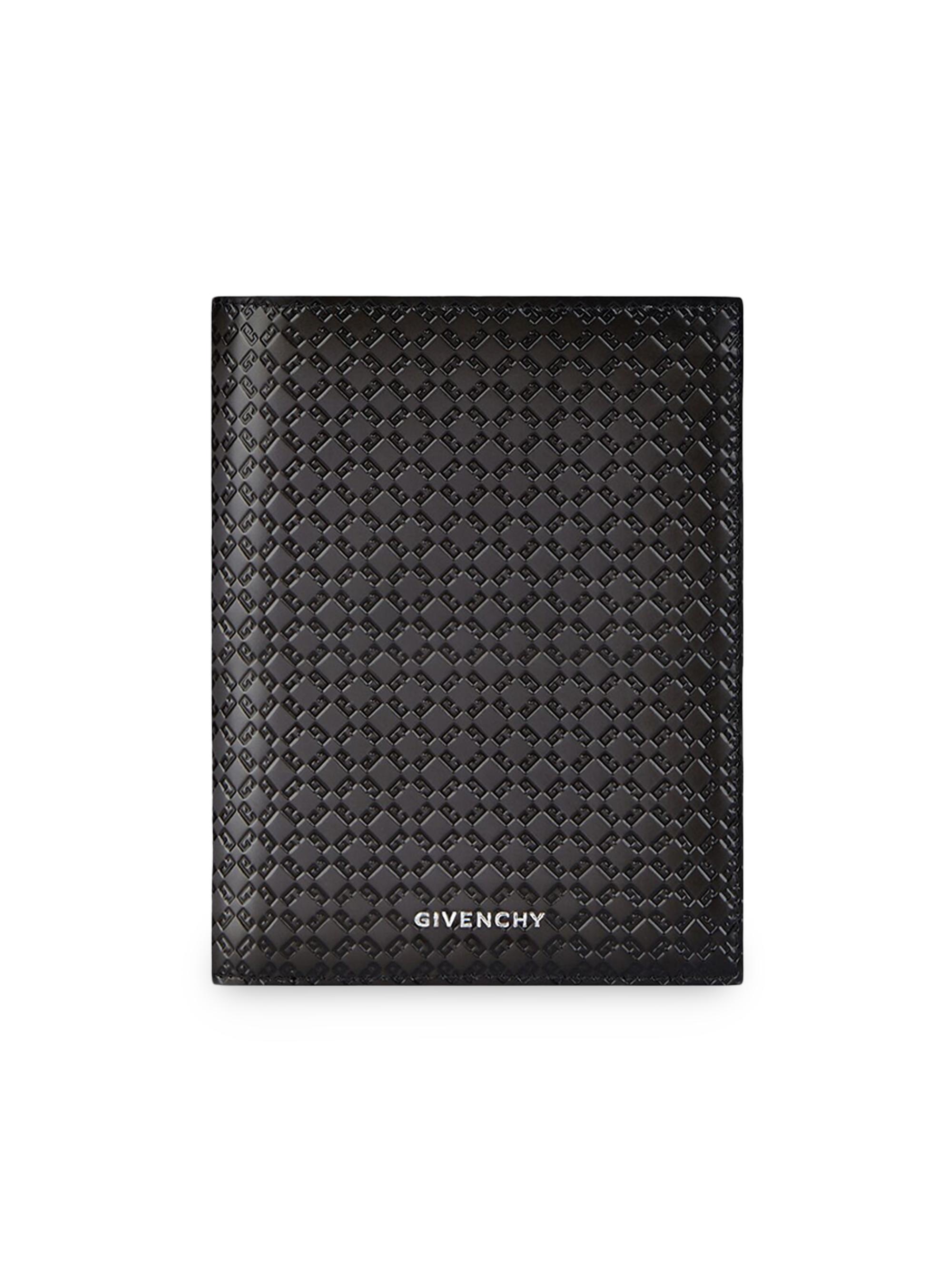 Givenchy Men's Card Holder in Monogram 72 Leather - Dark Grey