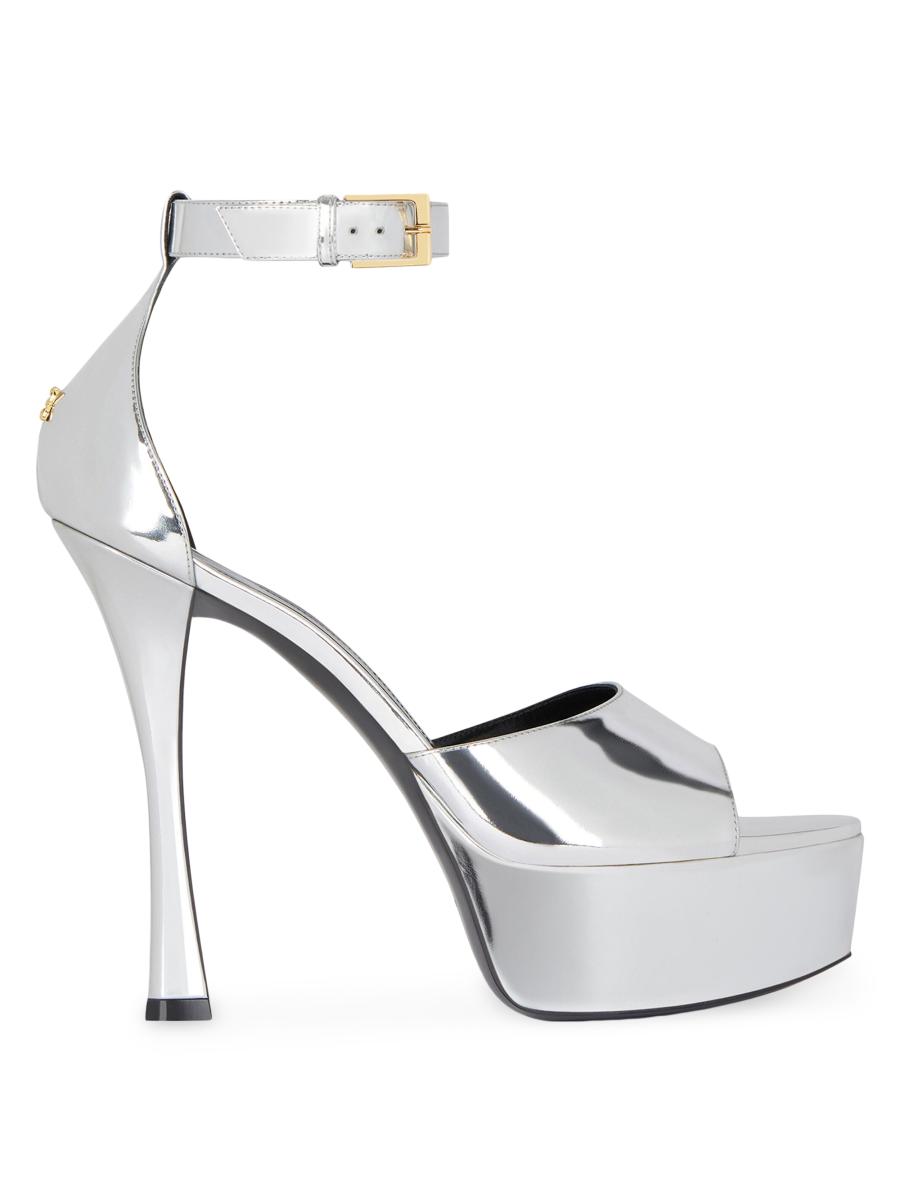 Givenchy 4G Liquid Platform Sandals in Patent Leather | Saks