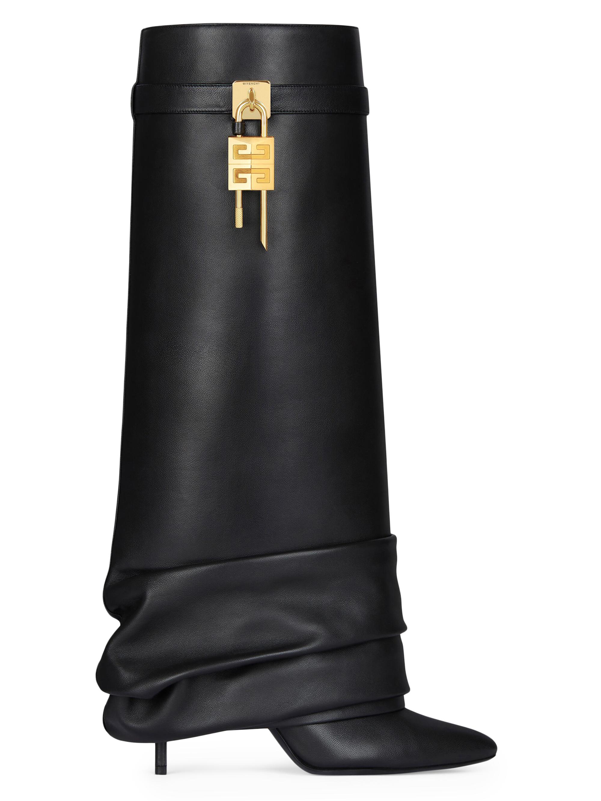 Givenchy Shark Lock Biker Ankle Boots In Suede | Saks Fifth Avenue