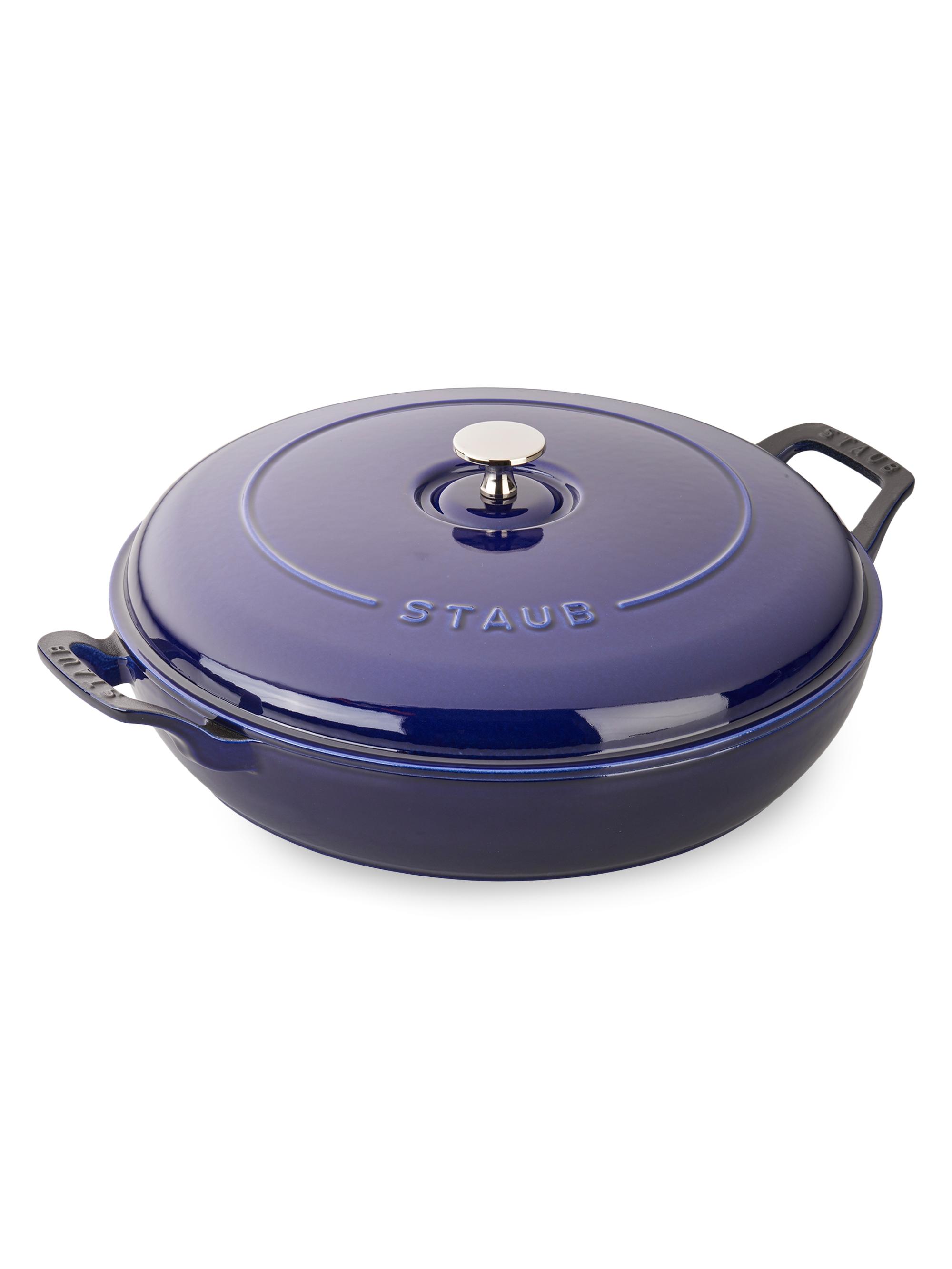 Staub Cast Iron 3.5 Quart Braiser - Grenadine