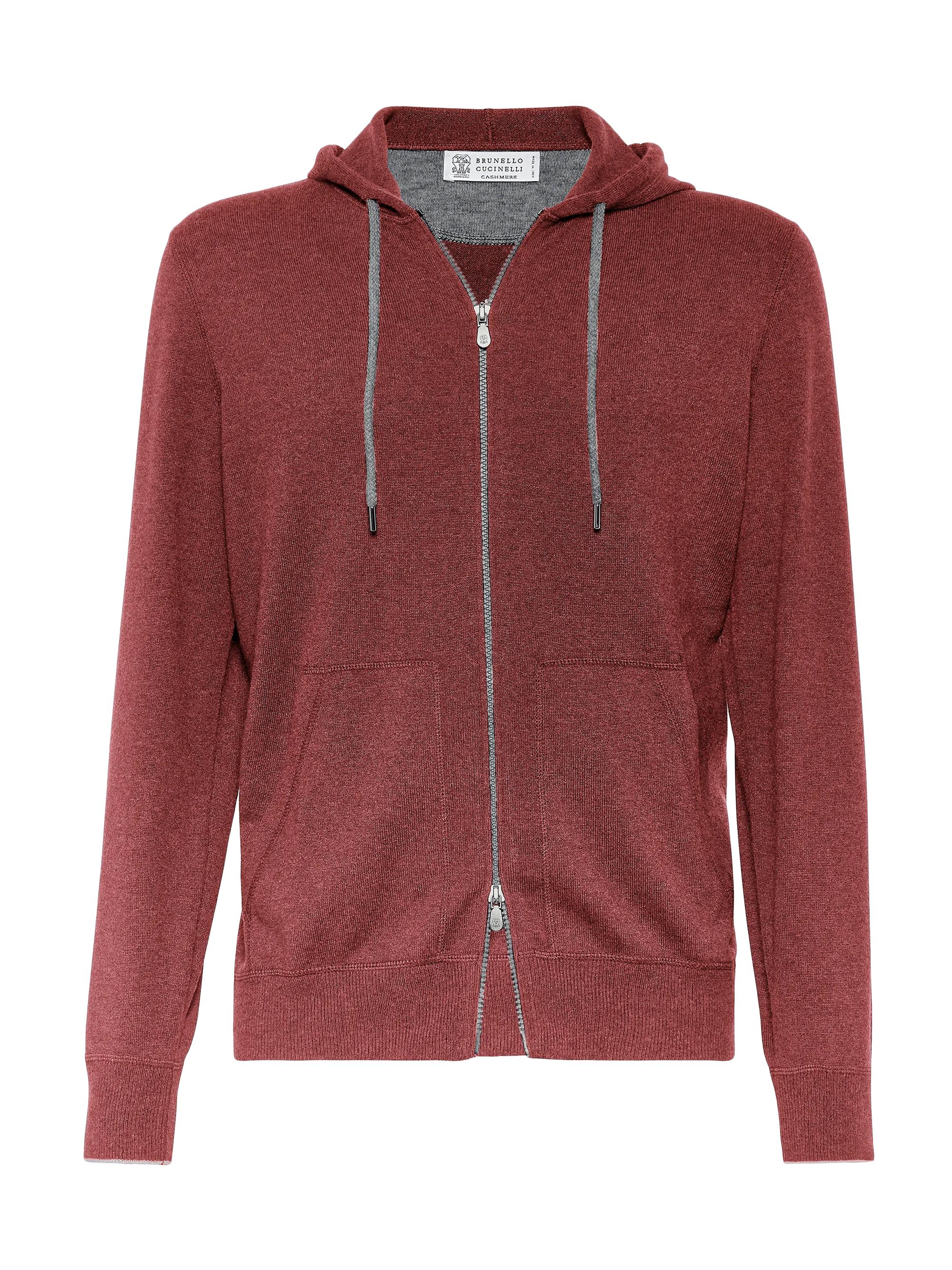 Brunello Cucinelli Men's Cashmere Sweatshirt Style Sweater - Indigo